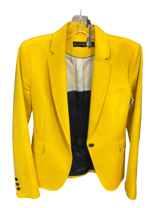 Blazer By Zara Women In Yellow, Size: S