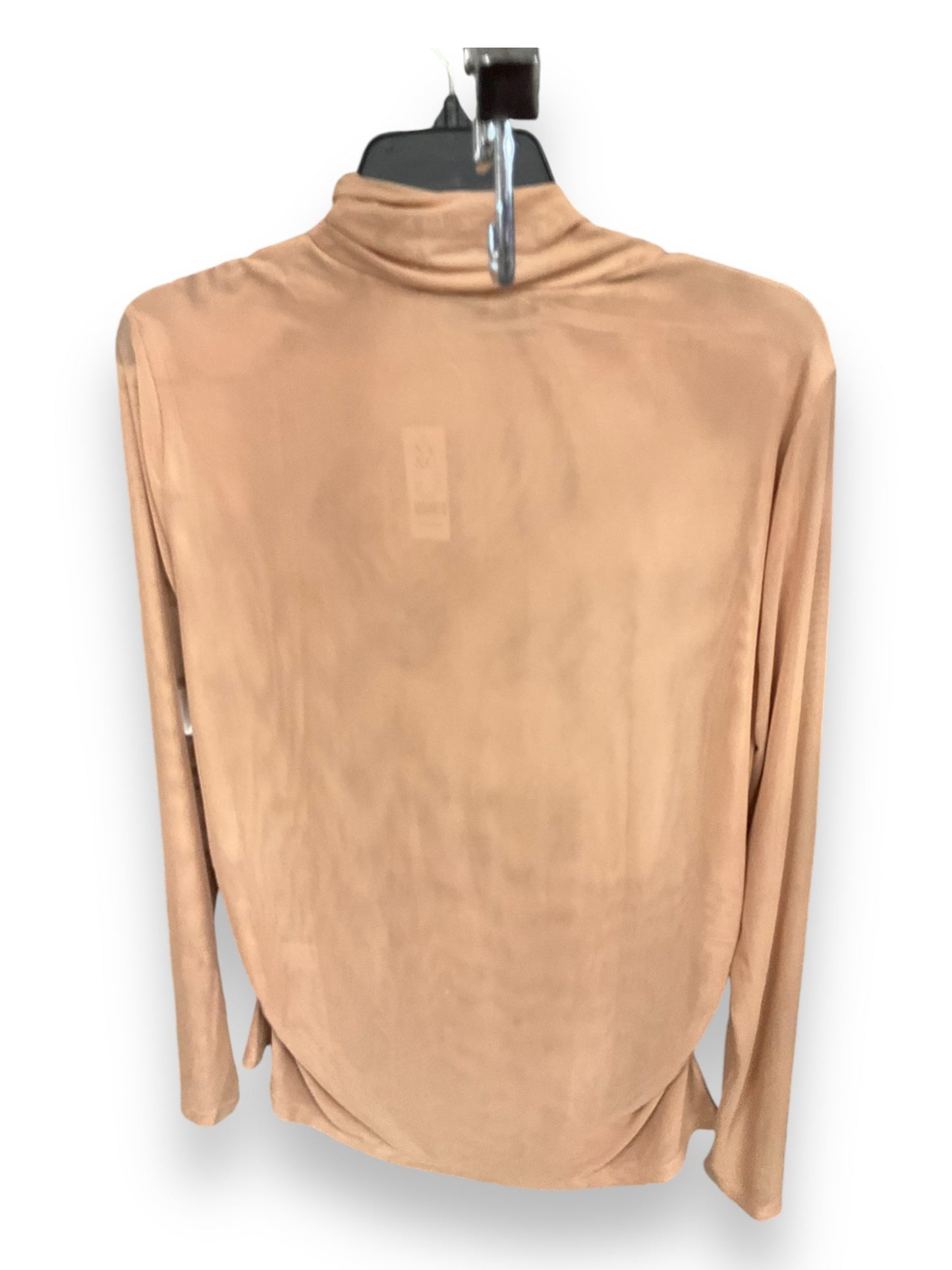 Top Long Sleeve By New York And Co In Tan, Size: 2x