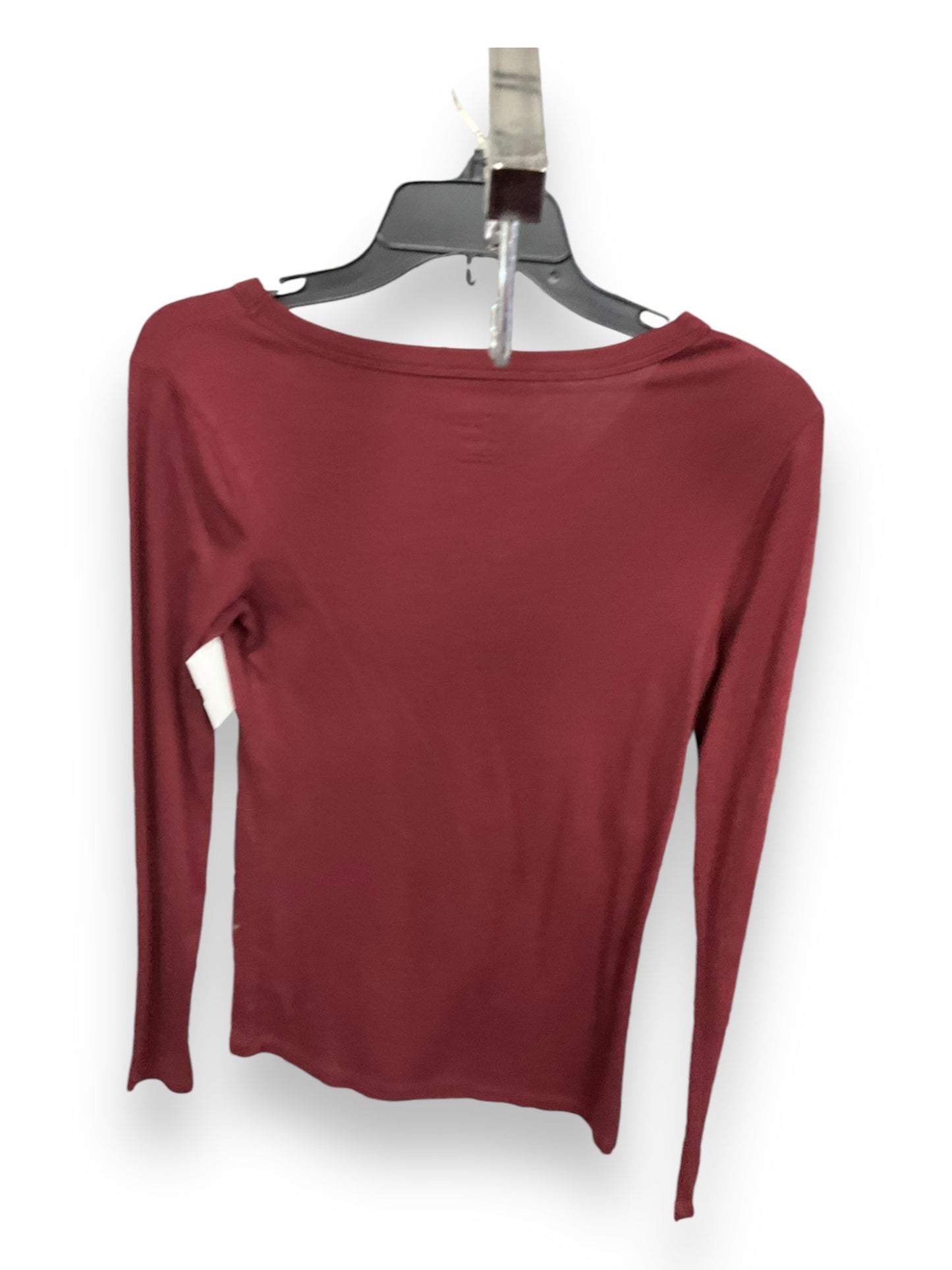 Top Long Sleeve By A New Day In Red, Size: Xs