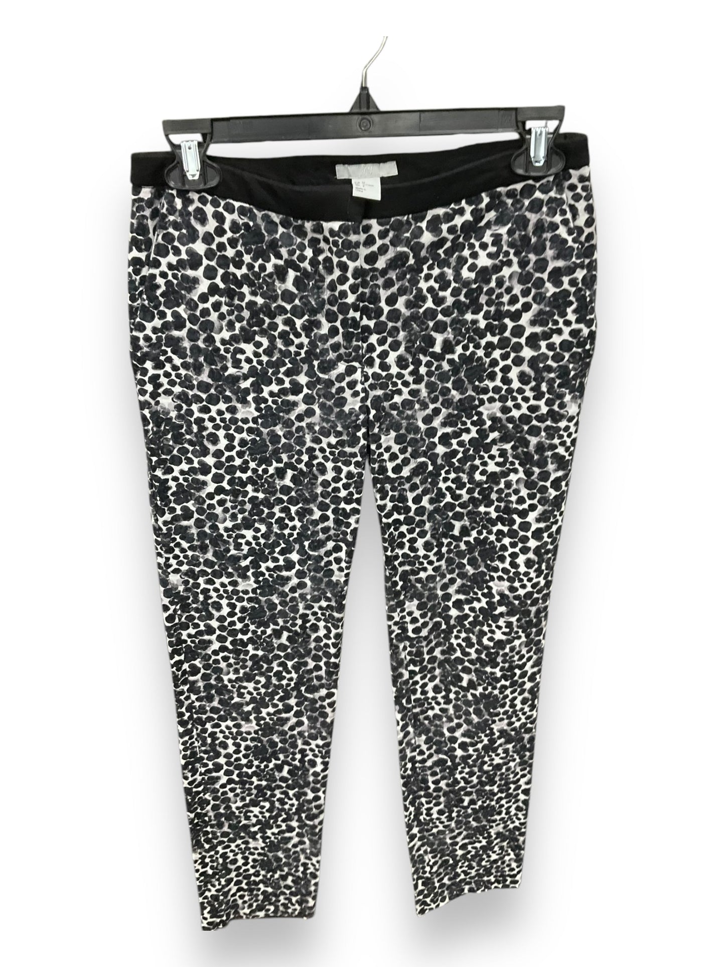 Pants Leggings By H&m In Black & White, Size: 4