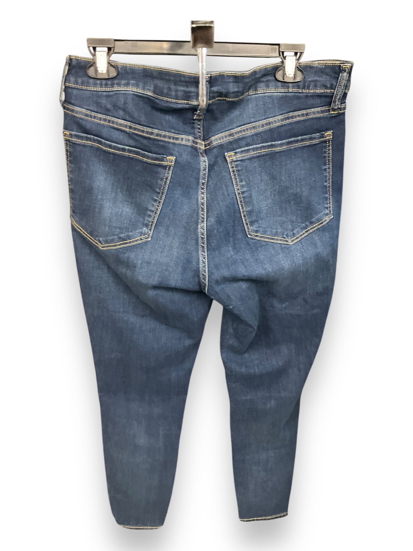 Jeans Skinny By Old Navy In Blue Denim, Size: 14