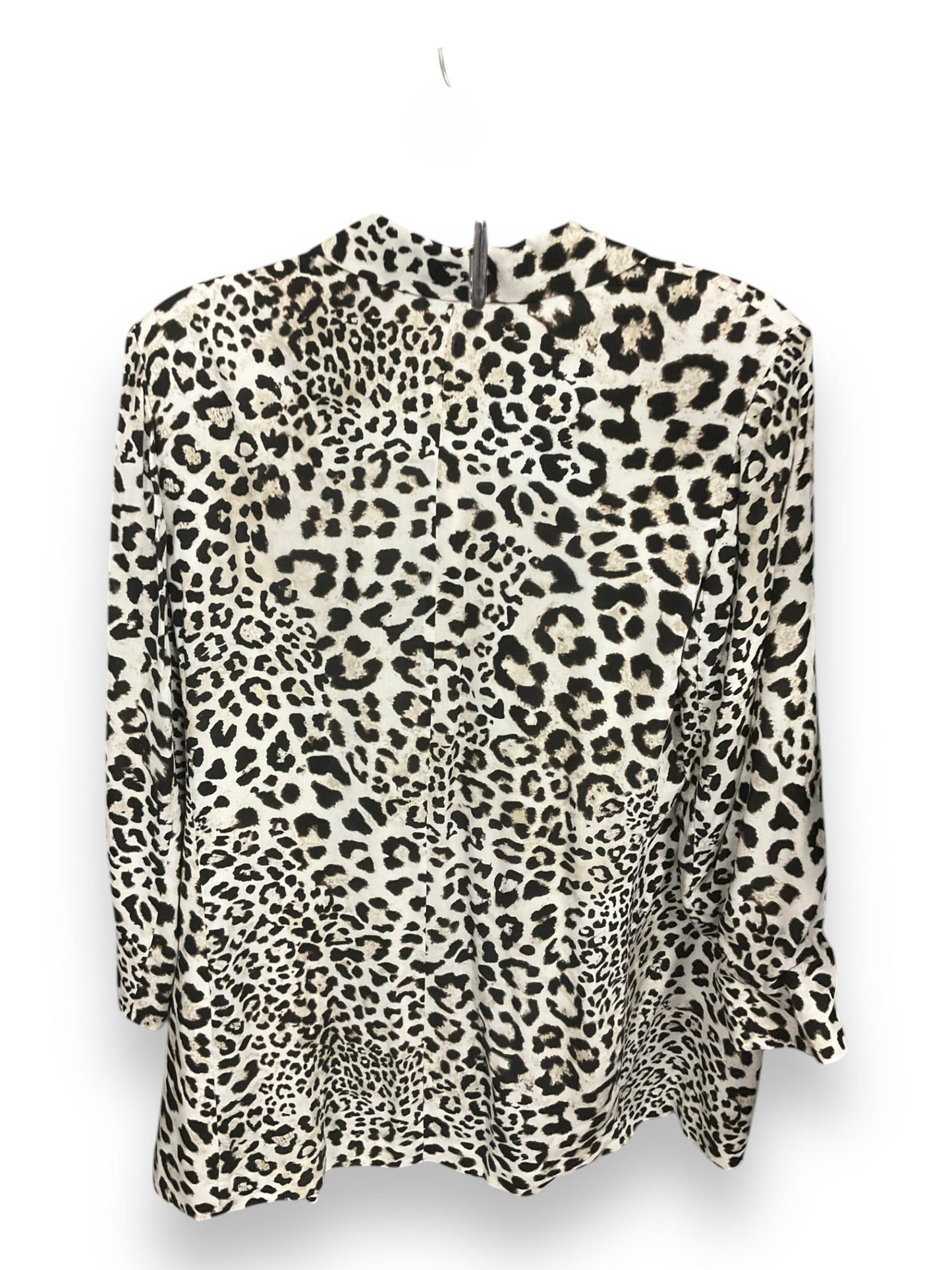 Blazer By Chicos In Animal Print, Size: L