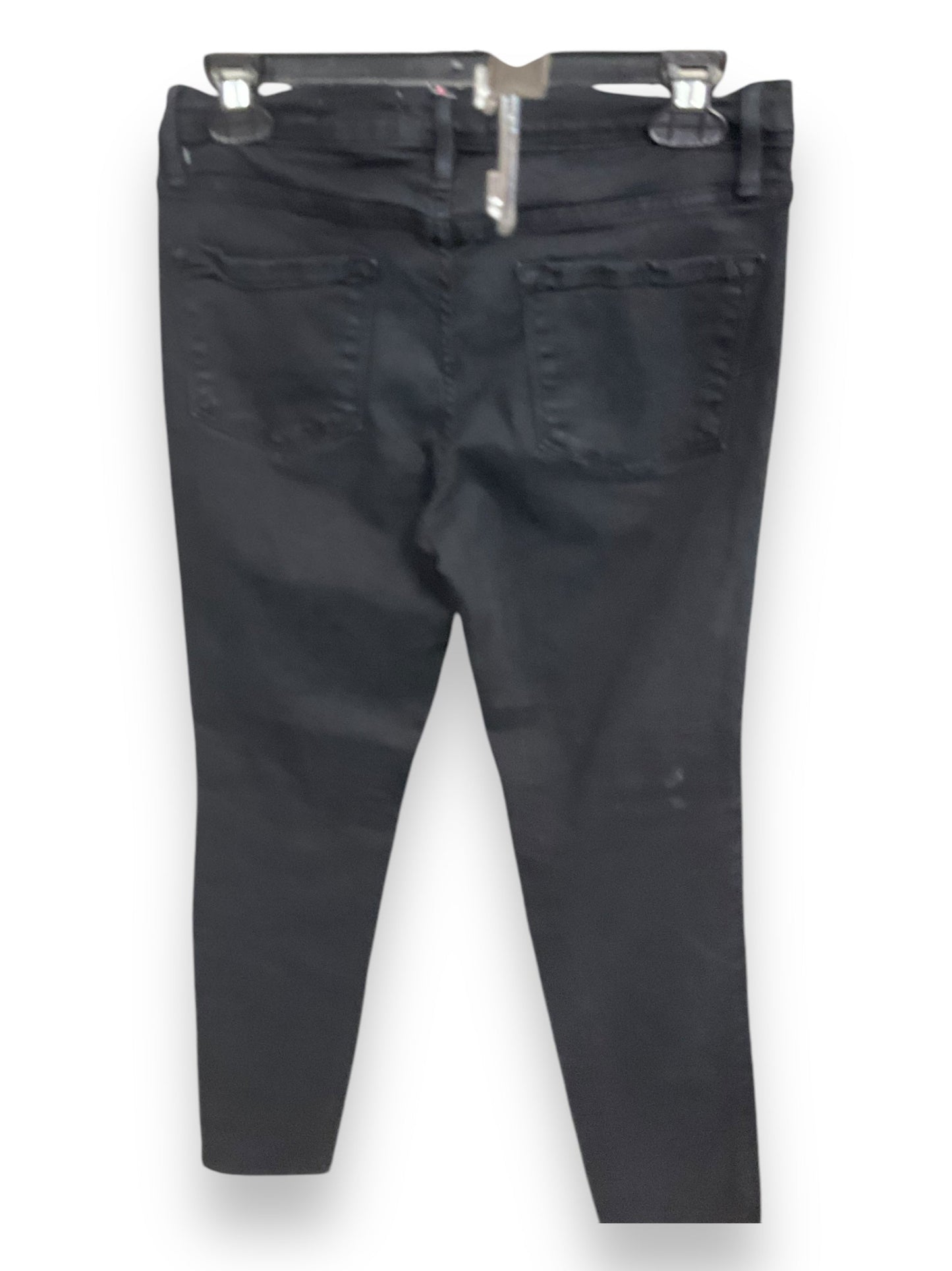 Jeans Skinny By Frame In Black, Size: 6