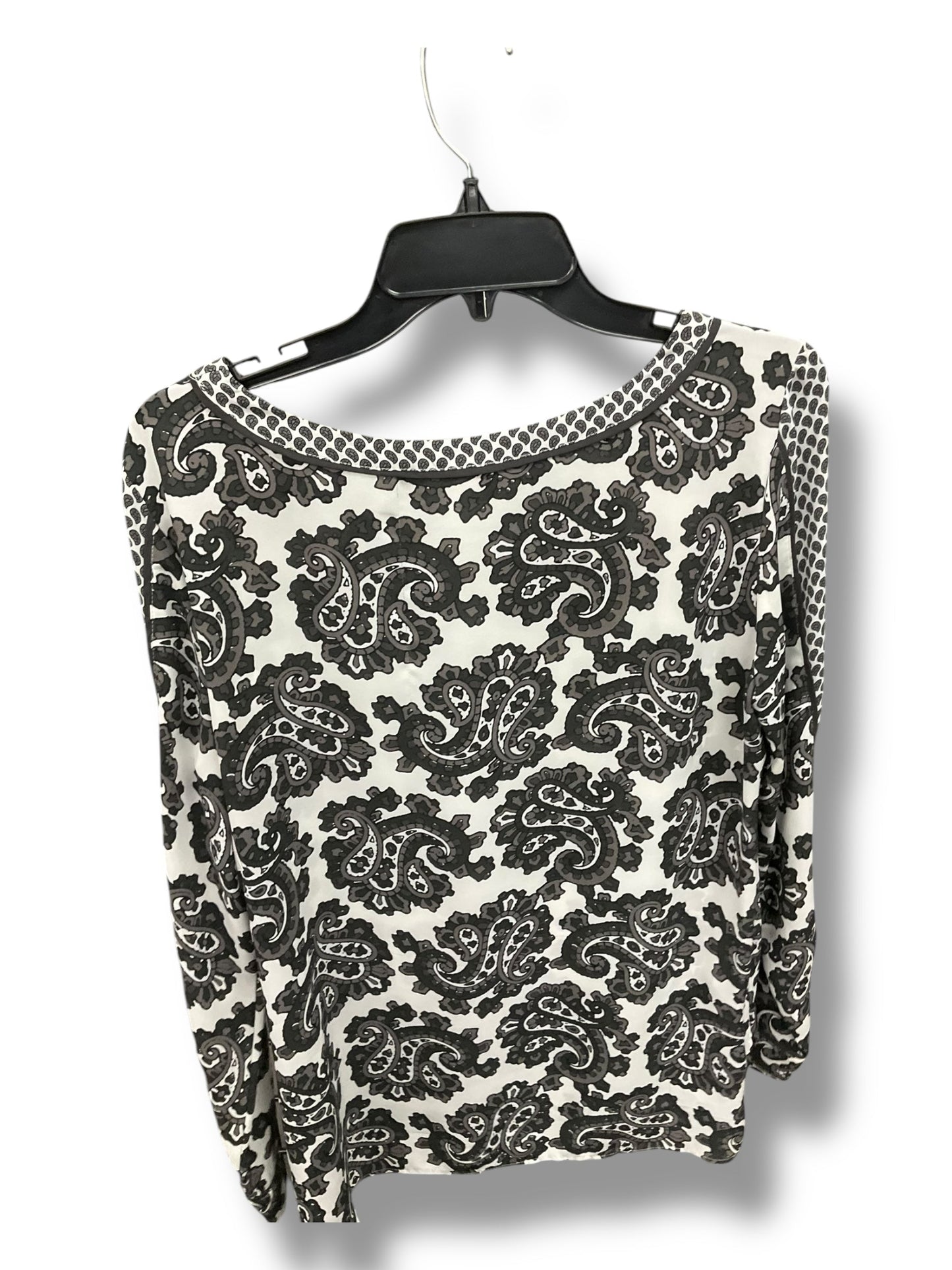 Top Long Sleeve By Loft In Grey, Size: M