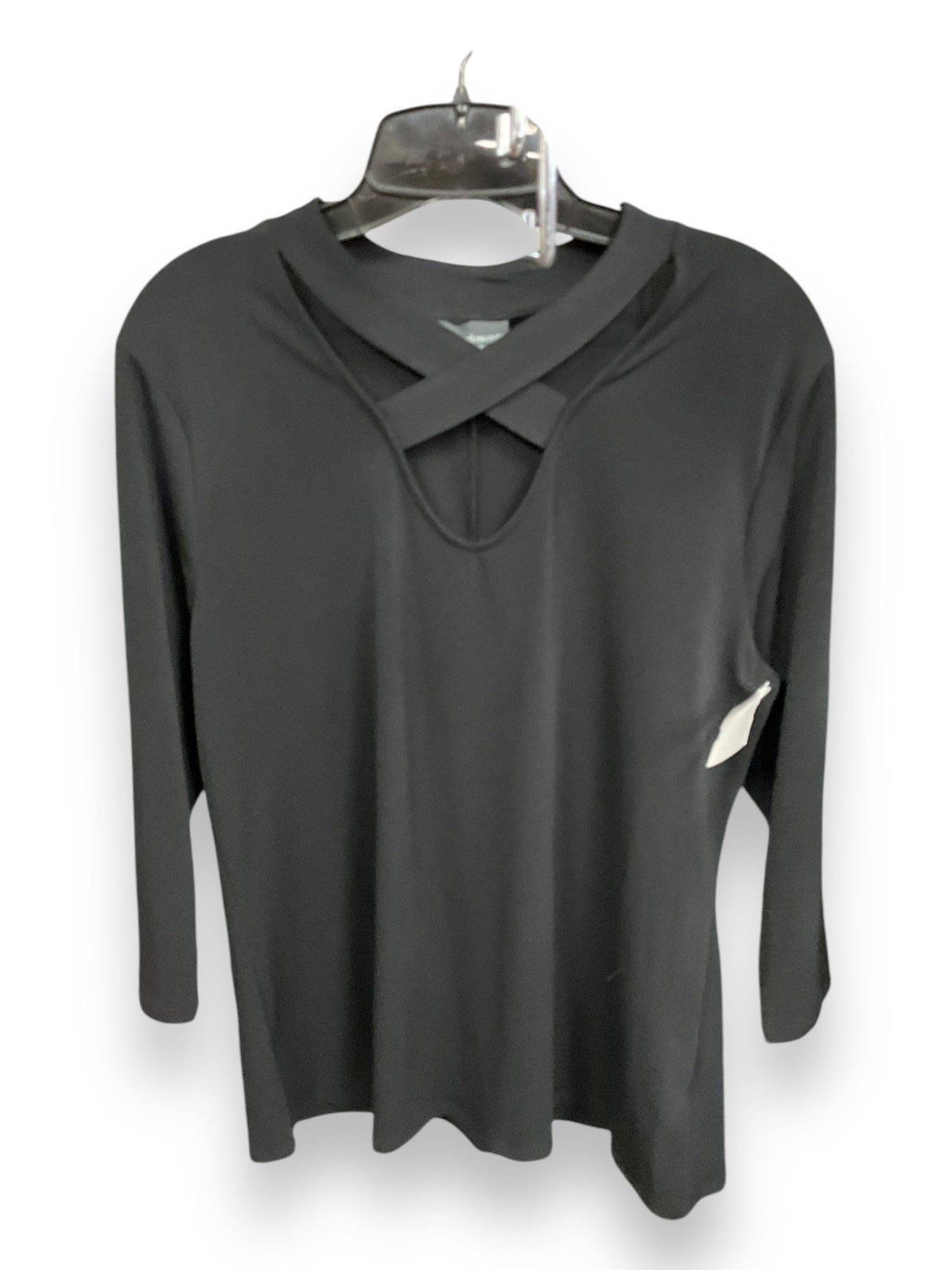 Top Long Sleeve By Bold Elements In Black, Size: Xl