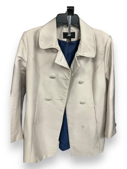 Coat Trench Coat By H&m In Beige, Size: L