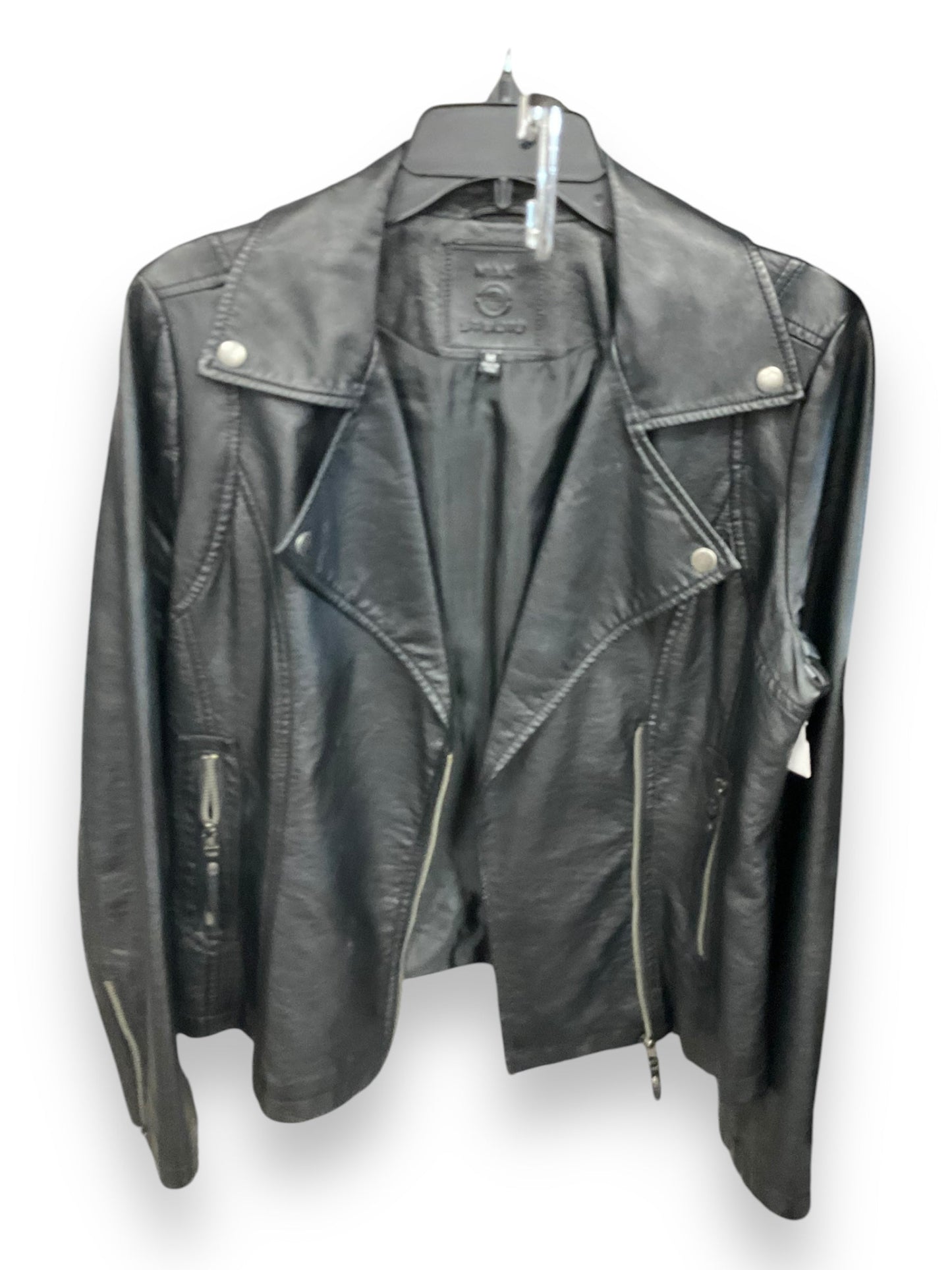 Jacket Moto By Max Studio In Black, Size: M