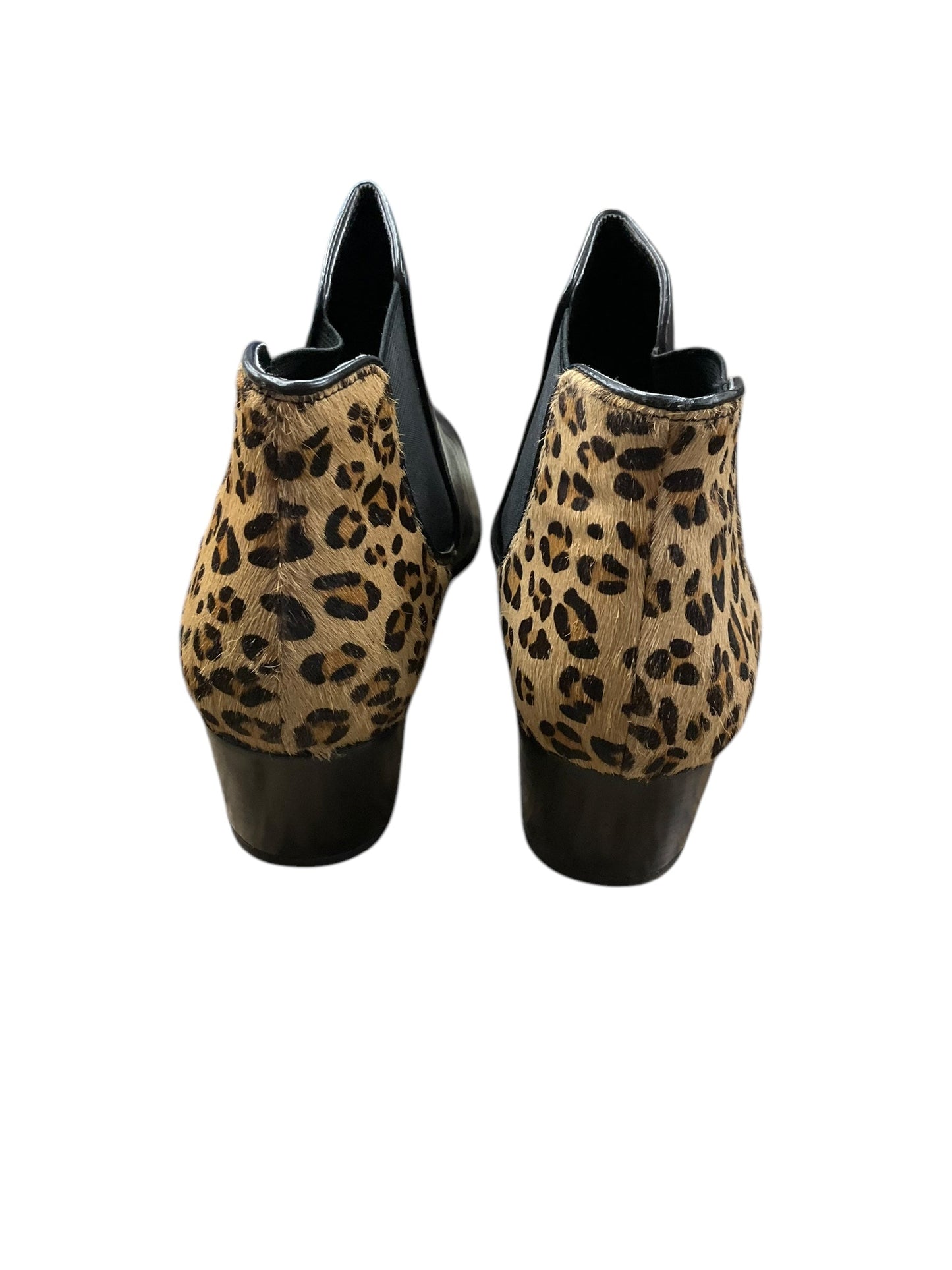 Boots Ankle Flats By Via Spiga In Animal Print, Size: 9