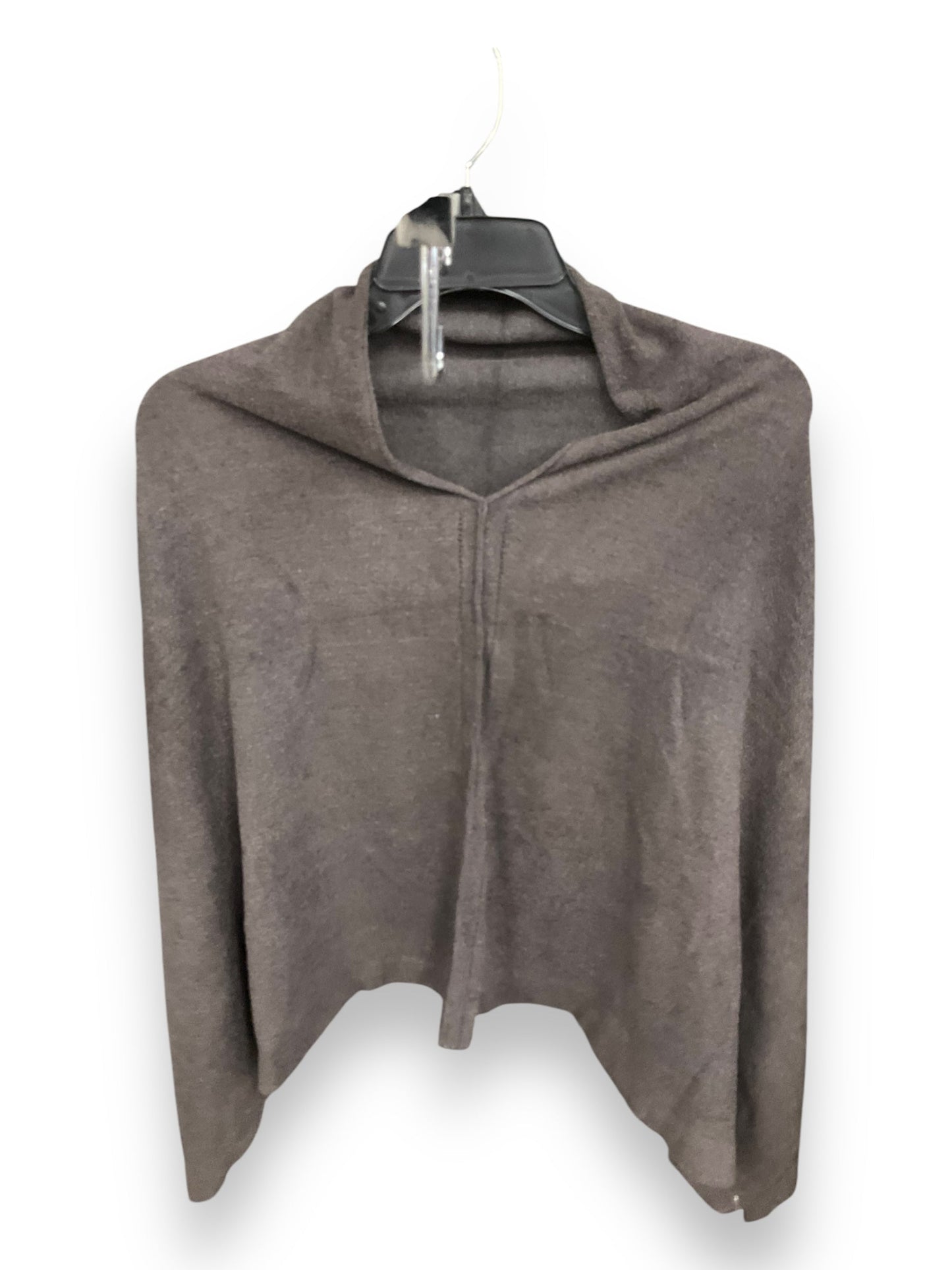 Poncho By Clothes Mentor In Grey, Size: Osfm