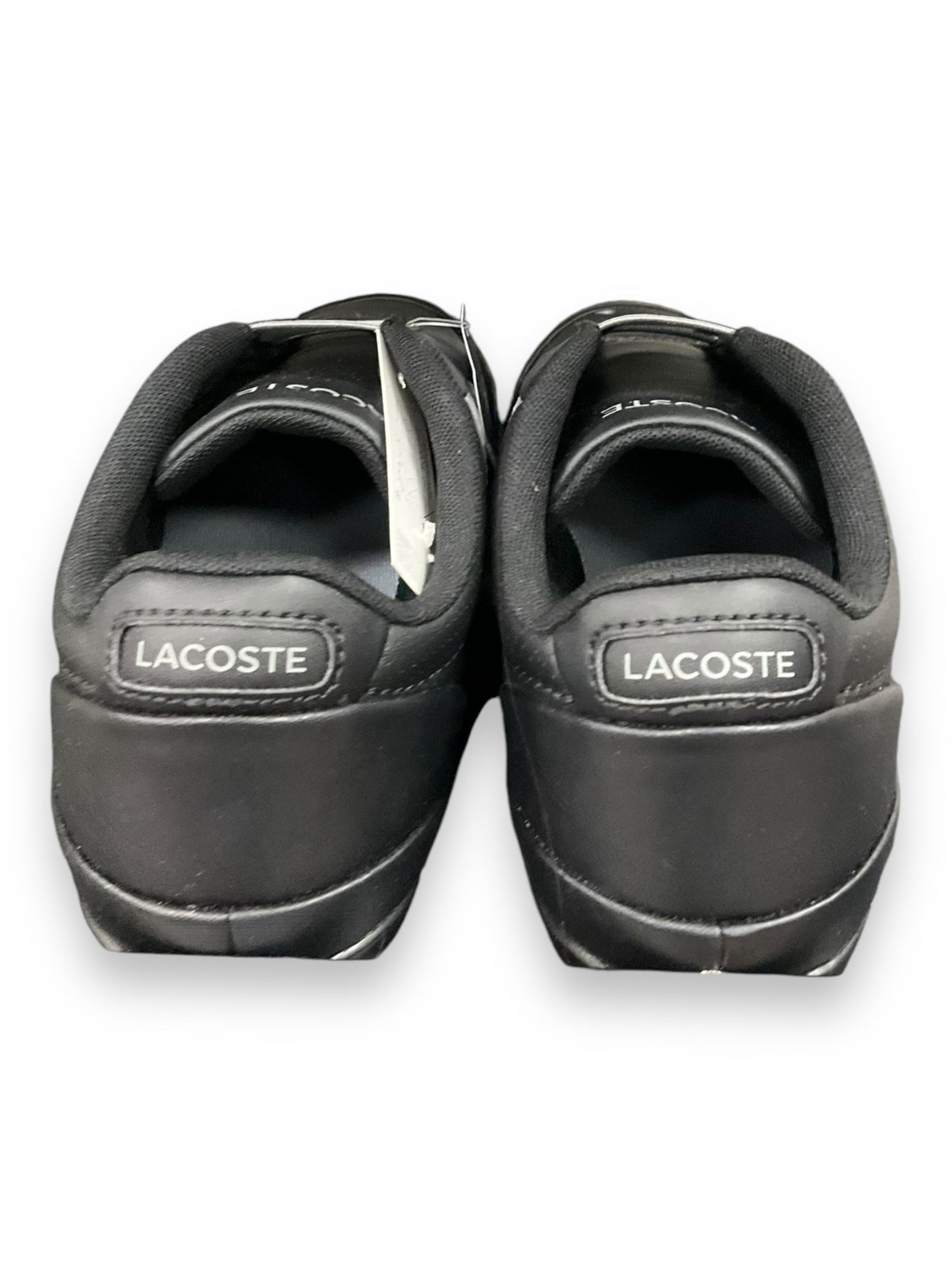 Shoes Sneakers By Lacoste In Black, Size: 7