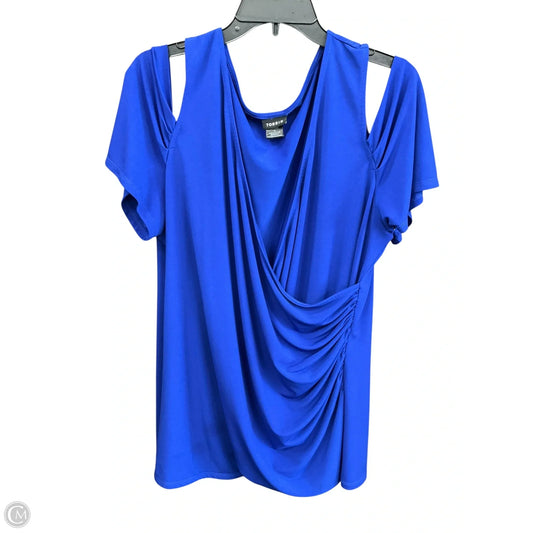 Top Short Sleeve By Torrid In Blue, Size: 3x