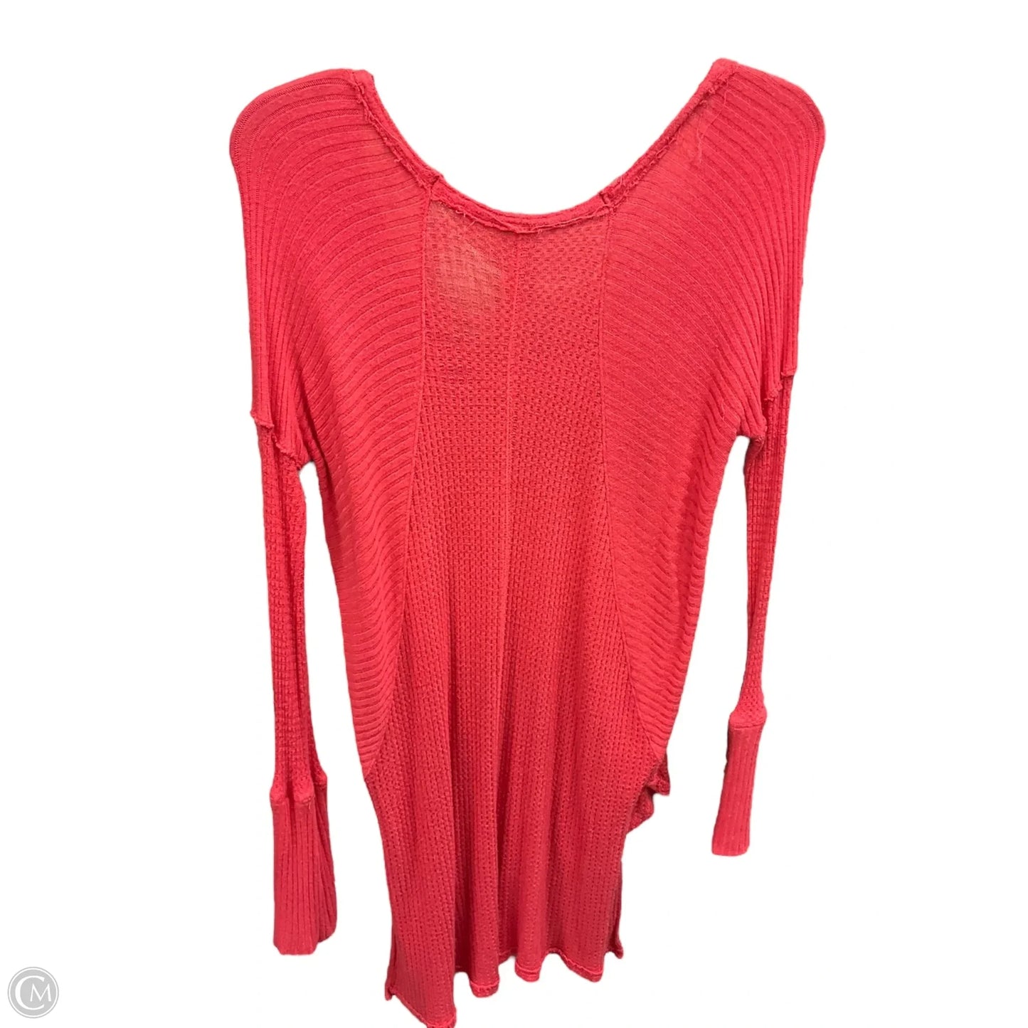 Tunic Long Sleeve By Free People In Red, Size: Xs