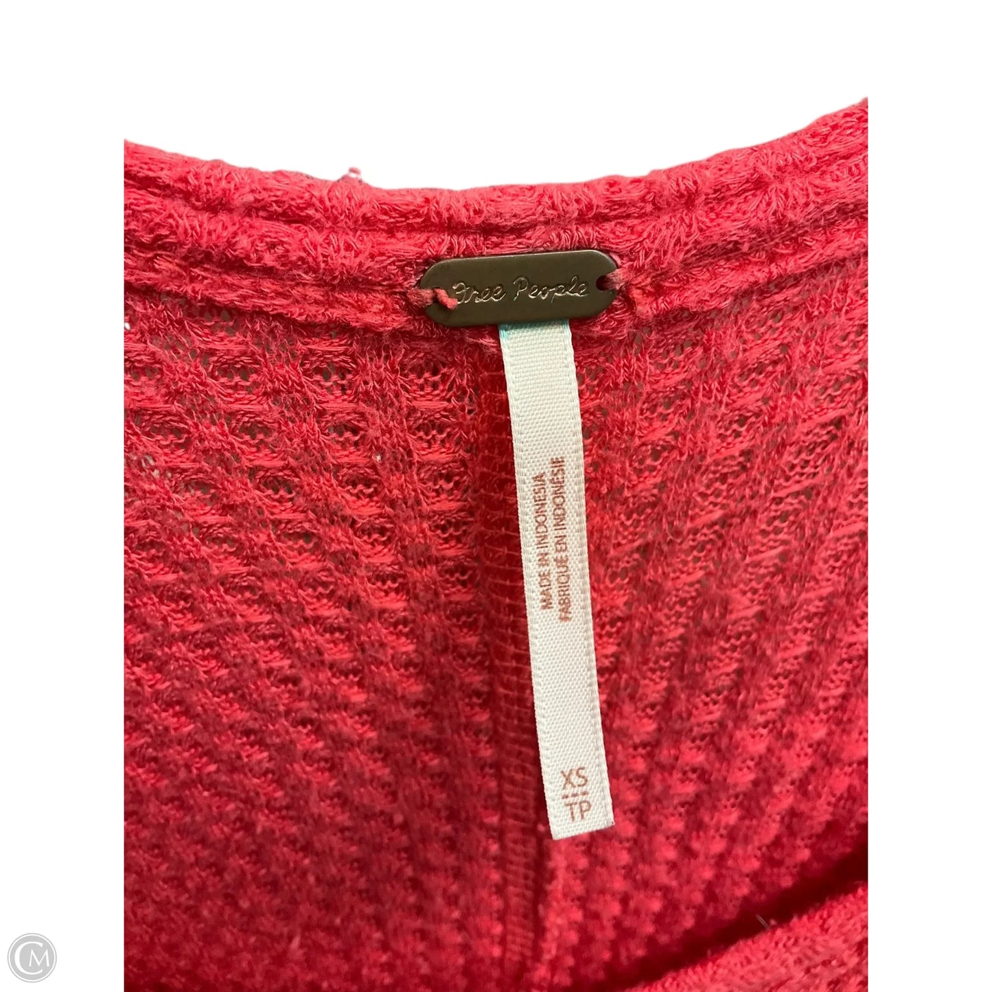 Tunic Long Sleeve By Free People In Red, Size: Xs