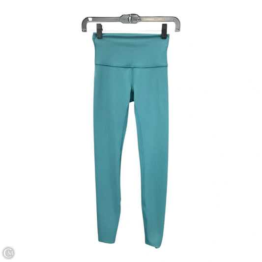 Athletic Leggings By Lululemon In Teal, Size: 2