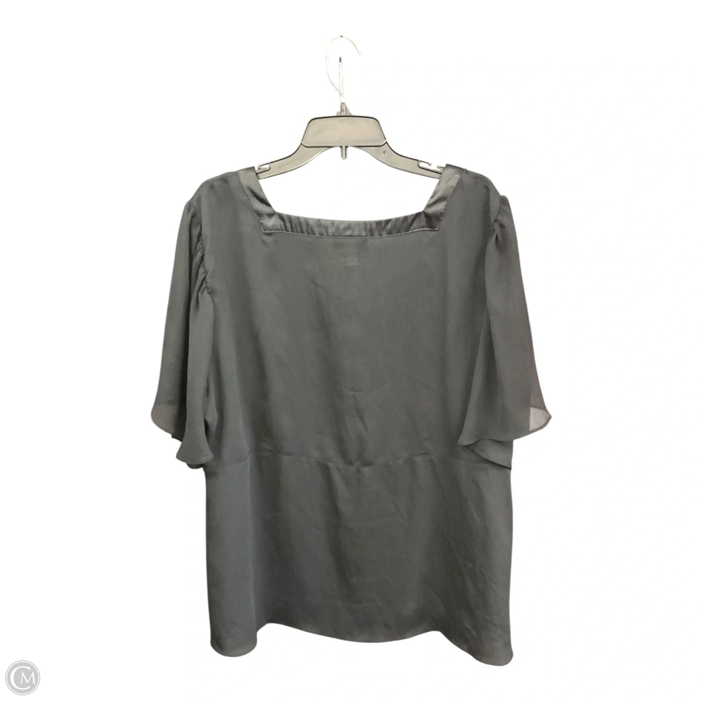 Top Short Sleeve By Lane Bryant In Black, Size: 2x