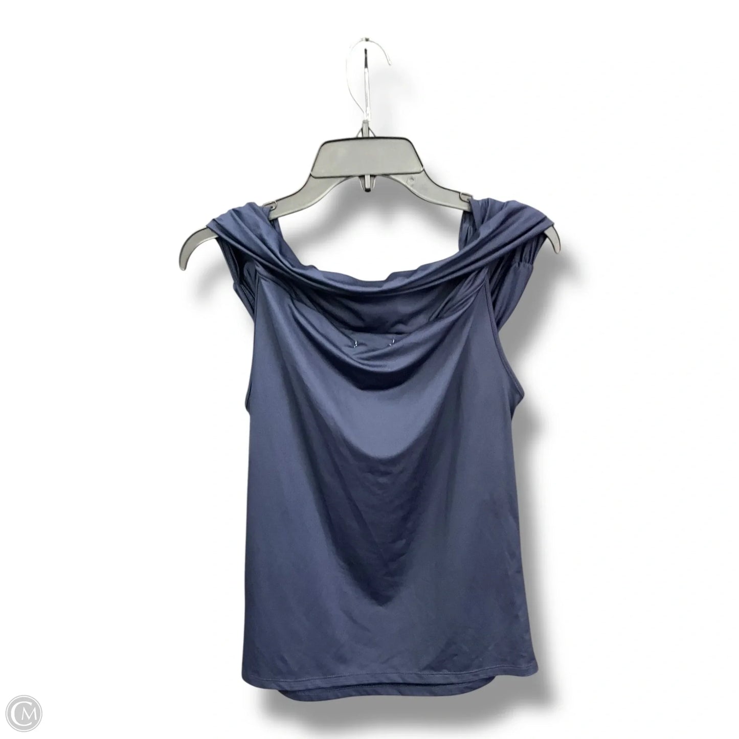 Top Sleeveless By H&m In Navy, Size: M