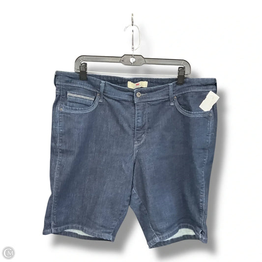 Shorts By Levis In Blue Denim, Size: 20