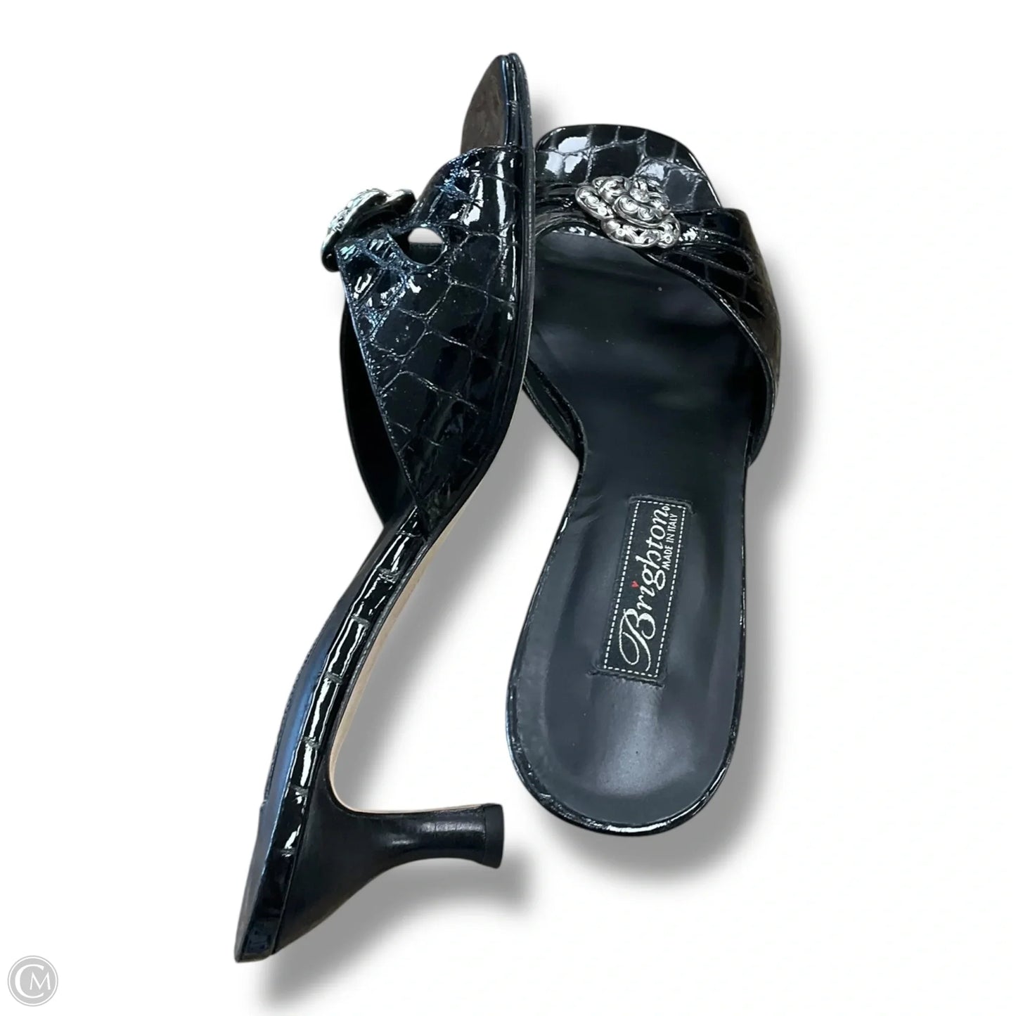 Shoes Heels Kitten By Brighton In Black, Size: 6.5