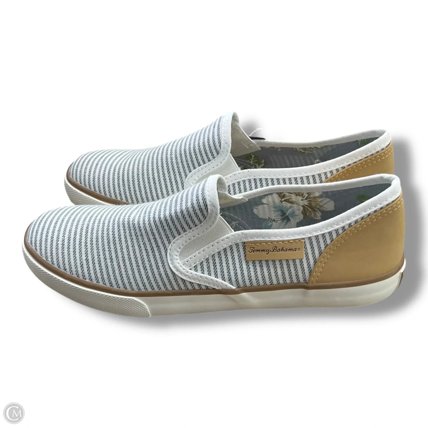 Shoes Flats By Tommy Bahama In Blue & White, Size: 9.5
