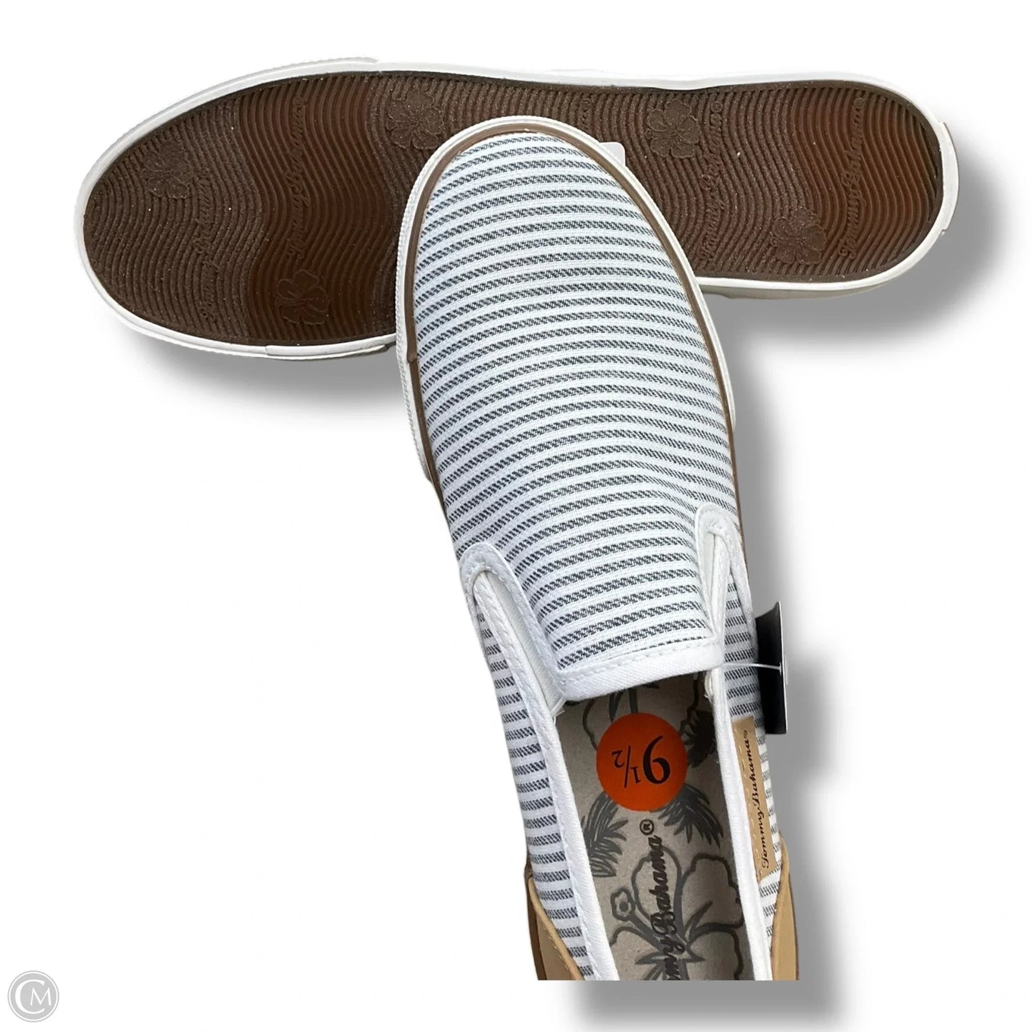 Shoes Flats By Tommy Bahama In Blue & White, Size: 9.5