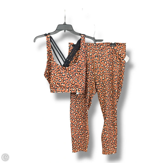 Athletic Pants 2pc By Fabletics In Animal Print, Size: Xl