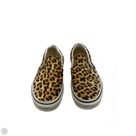 Shoes Flats By Vans In Animal Print, Size: 6.5