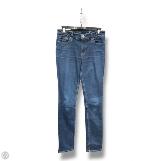 Jeans Straight By J. Crew In Blue Denim, Size: 4
