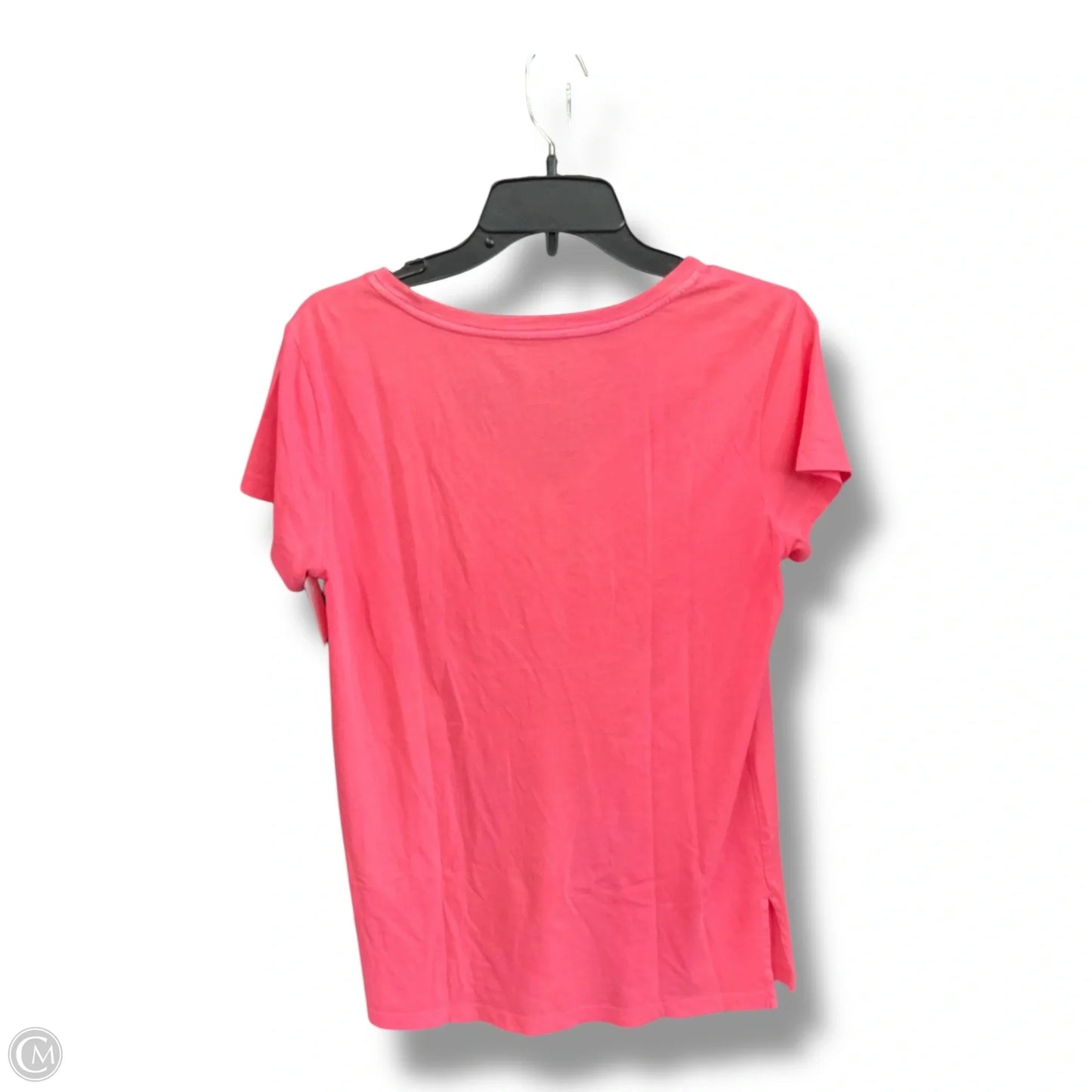 Top Short Sleeve Designer By Lilly Pulitzer In Peach, Size: S