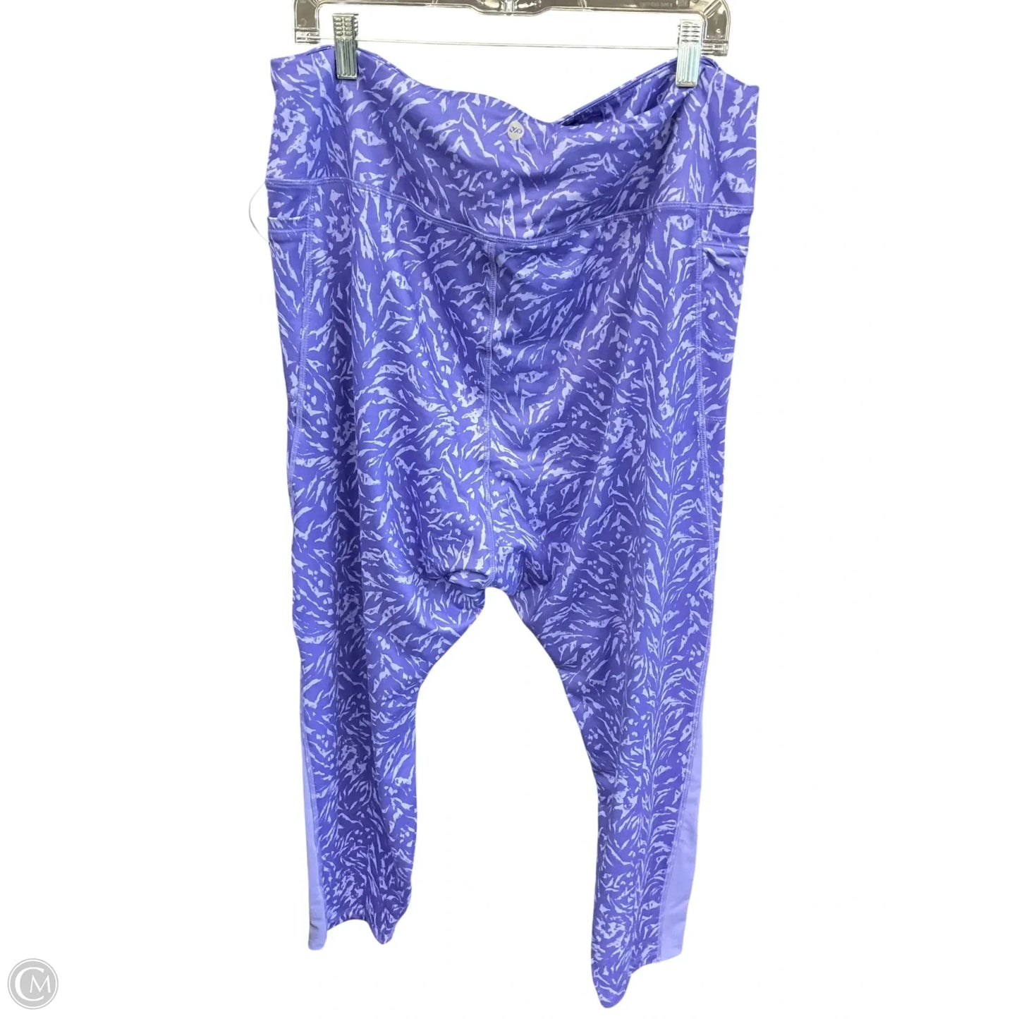 Athletic Leggings By Dip In Purple, Size: 3x