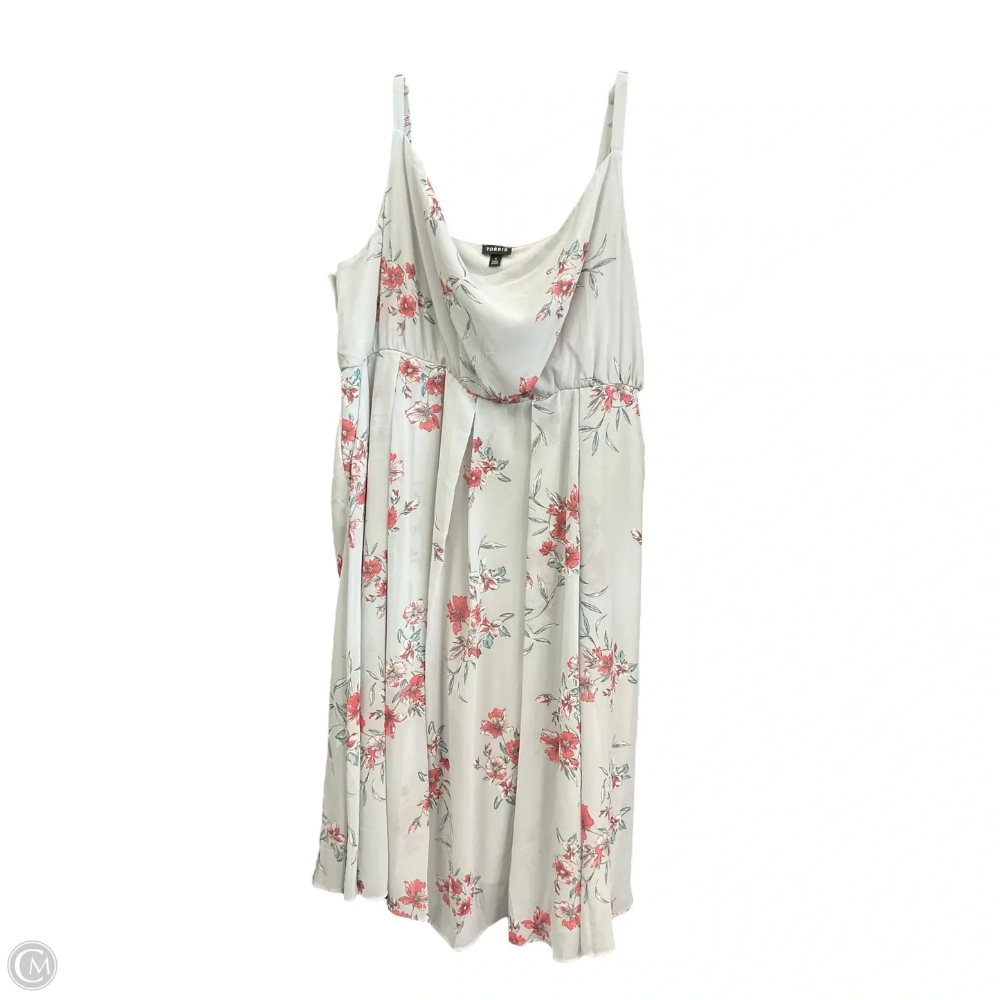 Dress Casual Midi By Torrid In Grey, Size: 1x