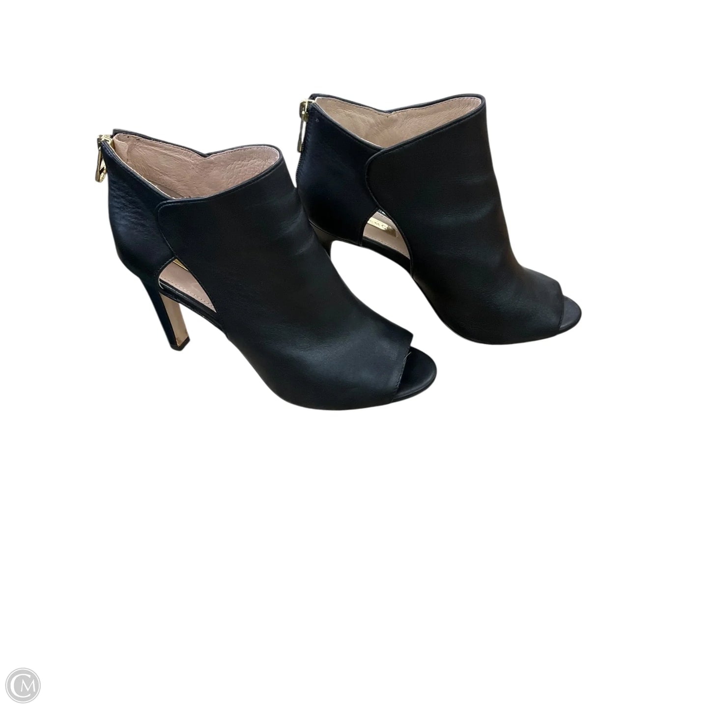 Sandals Heels Stiletto By Louise Et Cie In Black, Size: 9