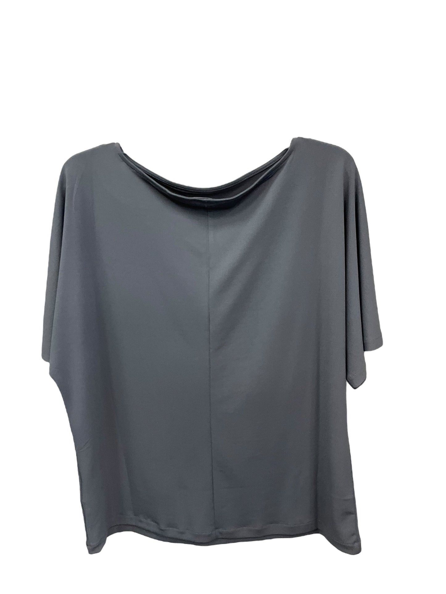 Top Short Sleeve By H&m In Grey, Size: S