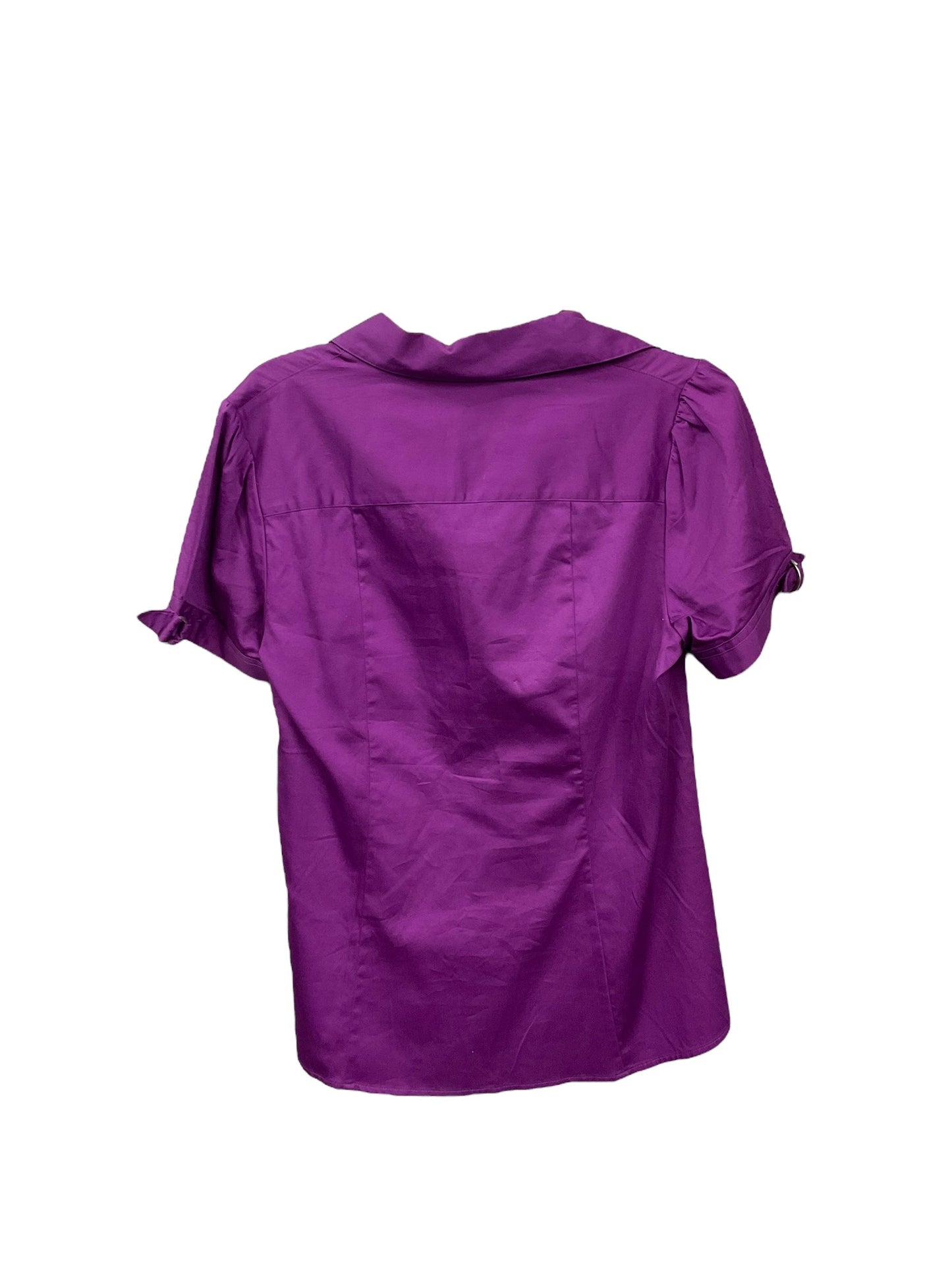 Blouse Short Sleeve By Lane Bryant In Purple, Size: 14