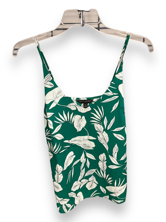 Top Sleeveless By Banana Republic In Green, Size: Xs