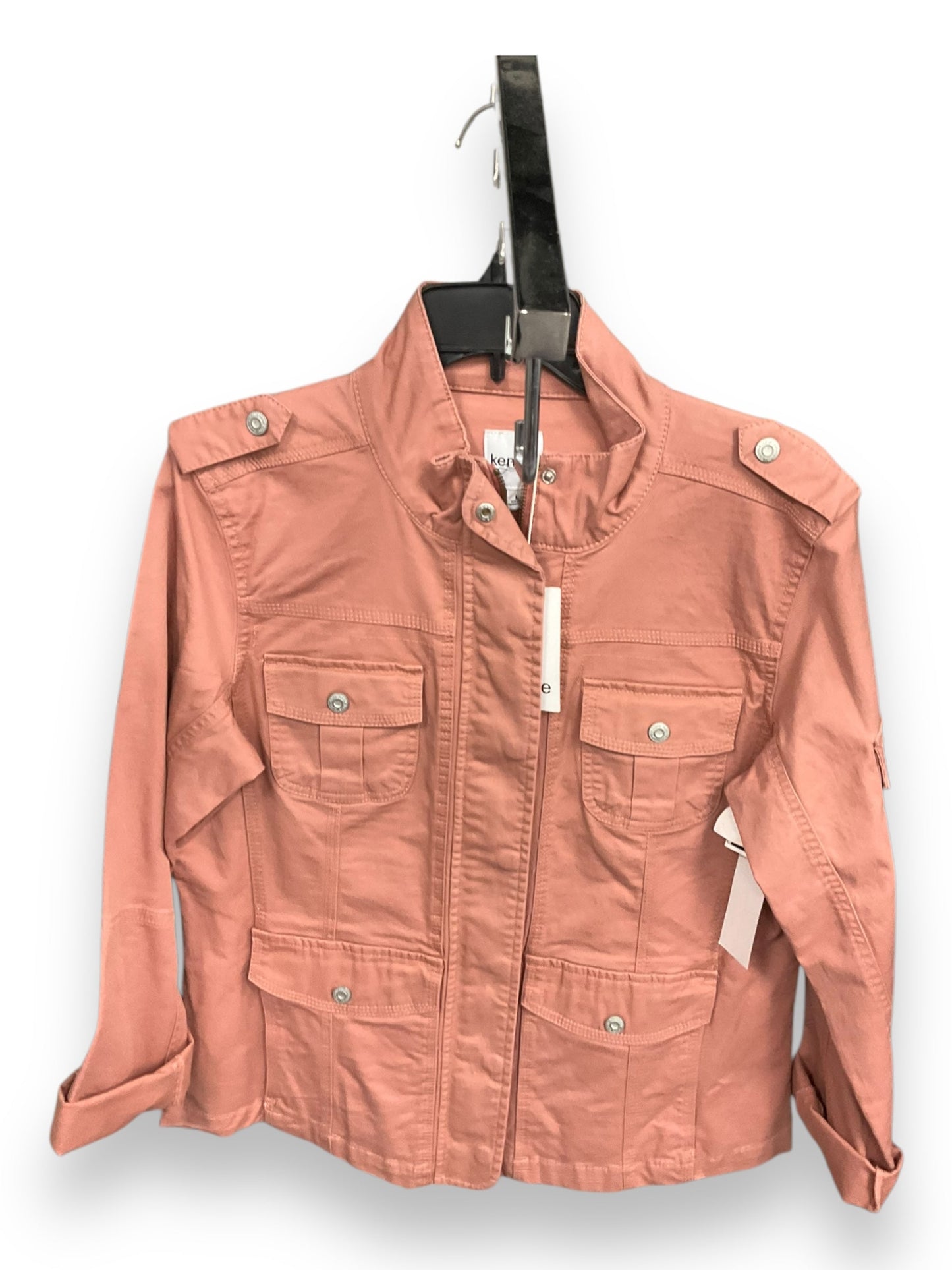 Jacket Utility By Kensie In Peach, Size: L