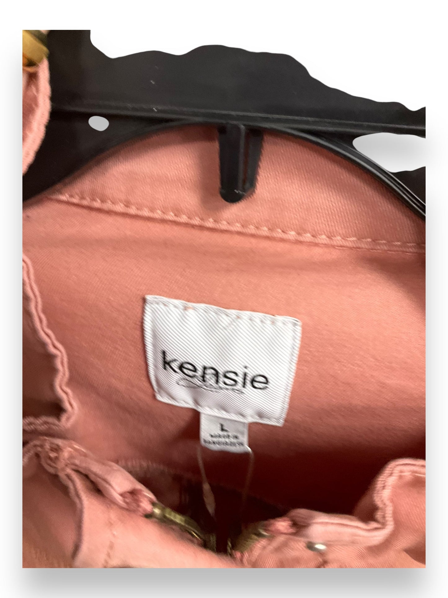 Jacket Utility By Kensie In Peach, Size: L