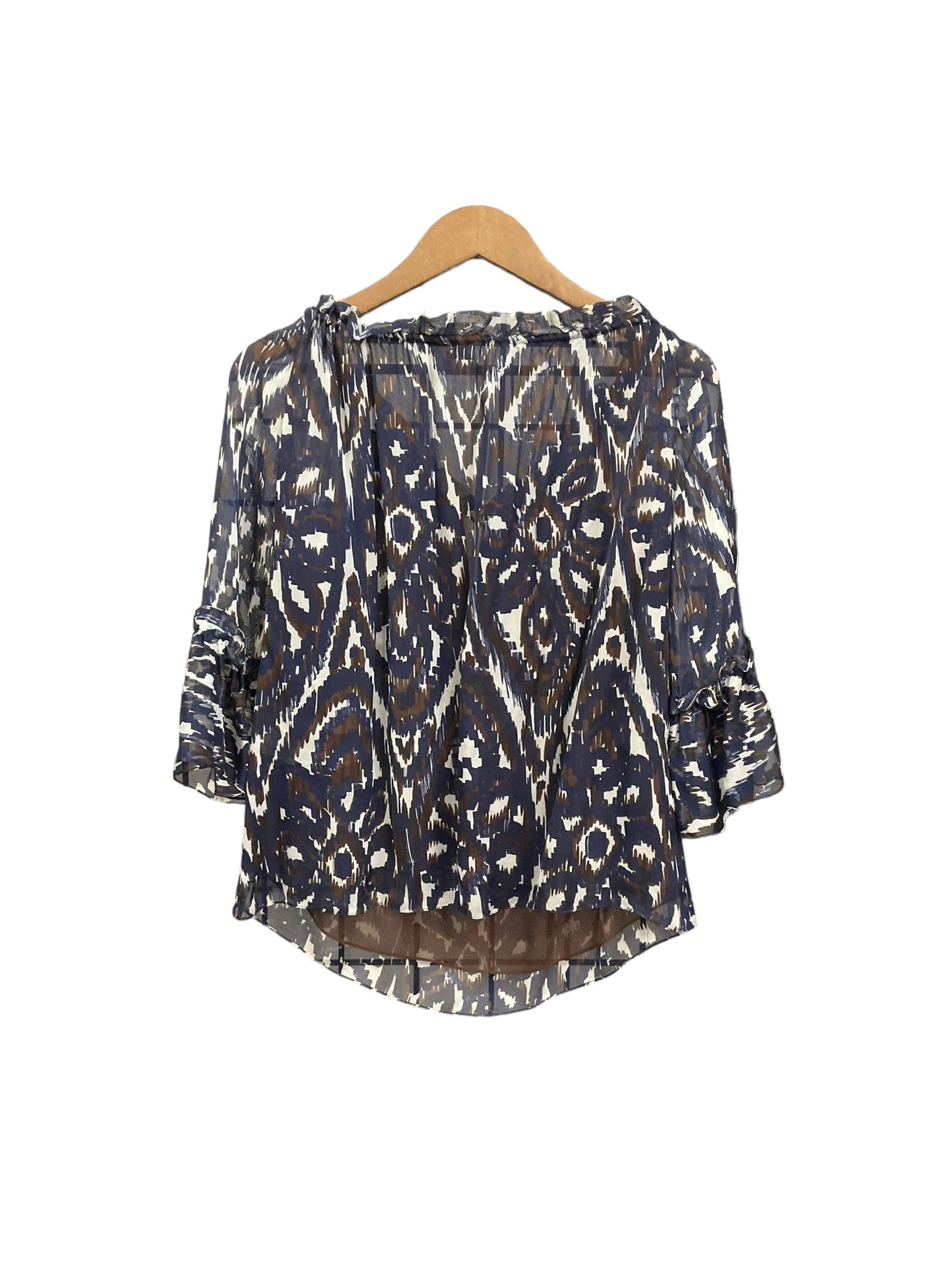 Blouse 3/4 Sleeve By Milly  Size: S