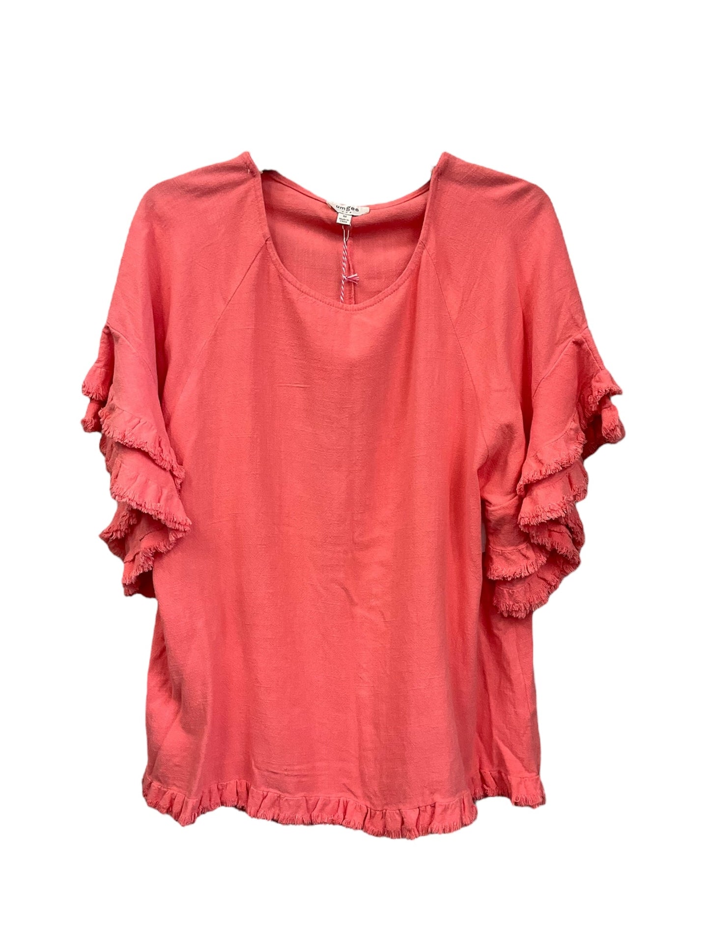 Coral Top Short Sleeve Umgee, Size M