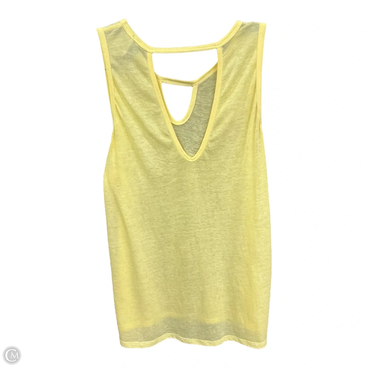 Athletic Tank Top By Rbx In Yellow, Size: Xl