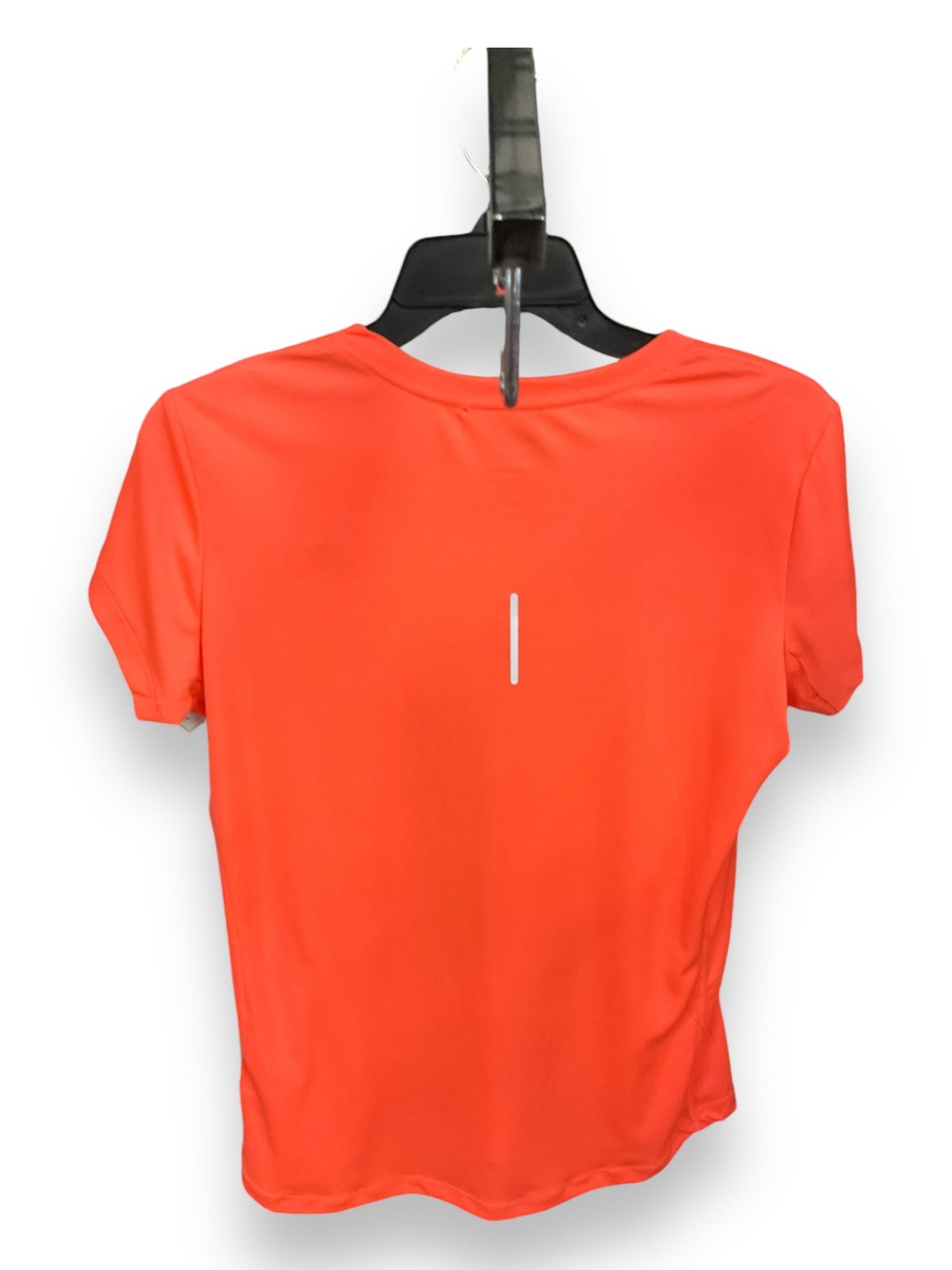 Athletic Top Short Sleeve By Nike Apparel In Orange, Size: L