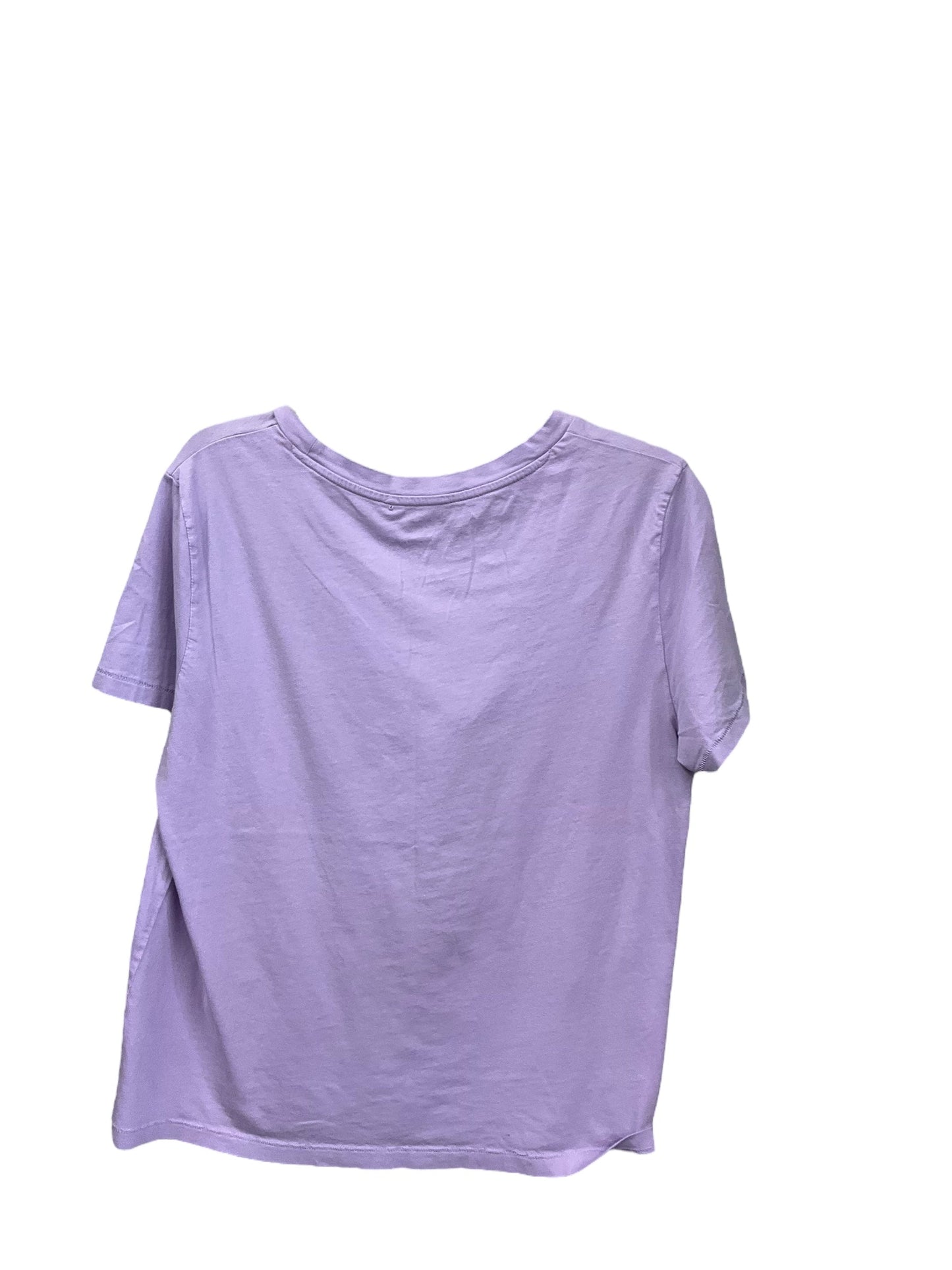 Top Short Sleeve By Gap In Purple, Size: L