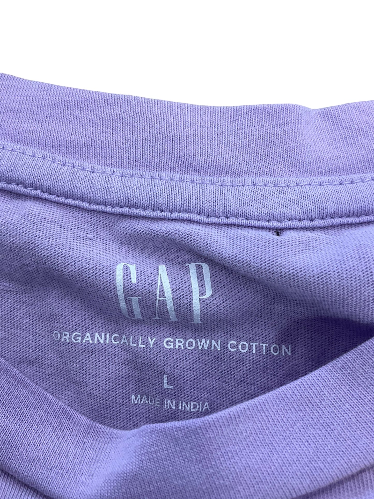 Top Short Sleeve By Gap In Purple, Size: L