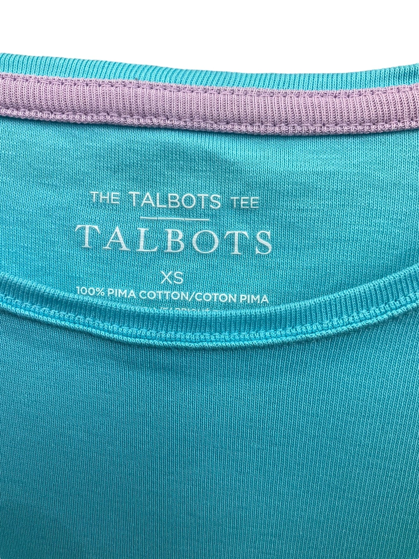 Top Short Sleeve Basic By Talbots  Size: Xs