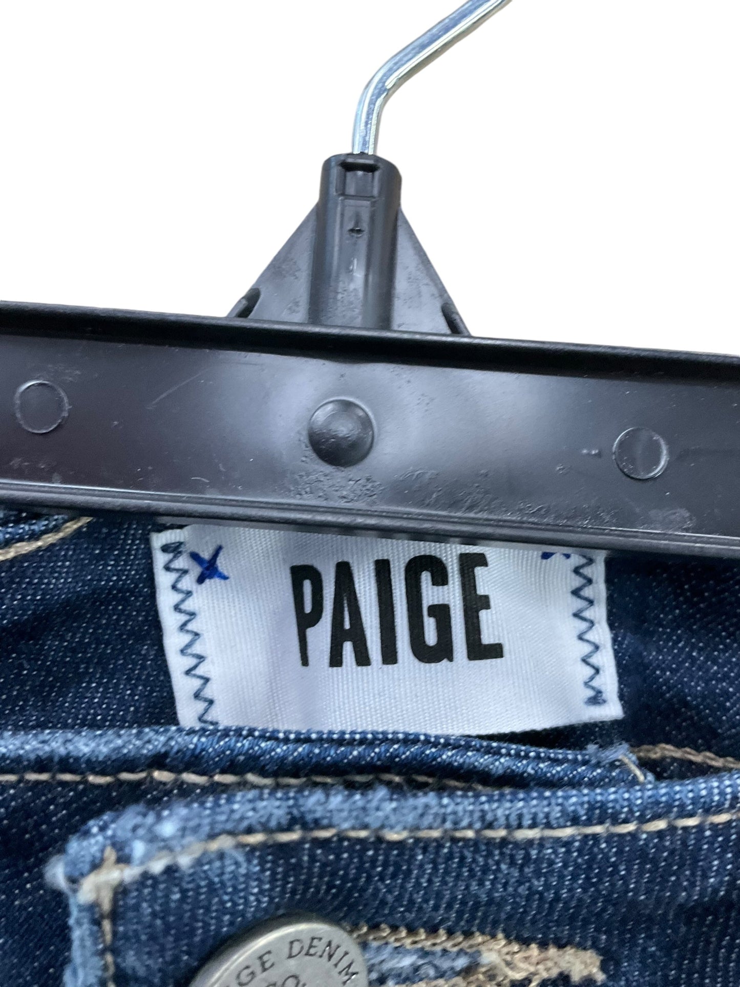 Jeans Skinny By Paige In Blue Denim, Size: 4