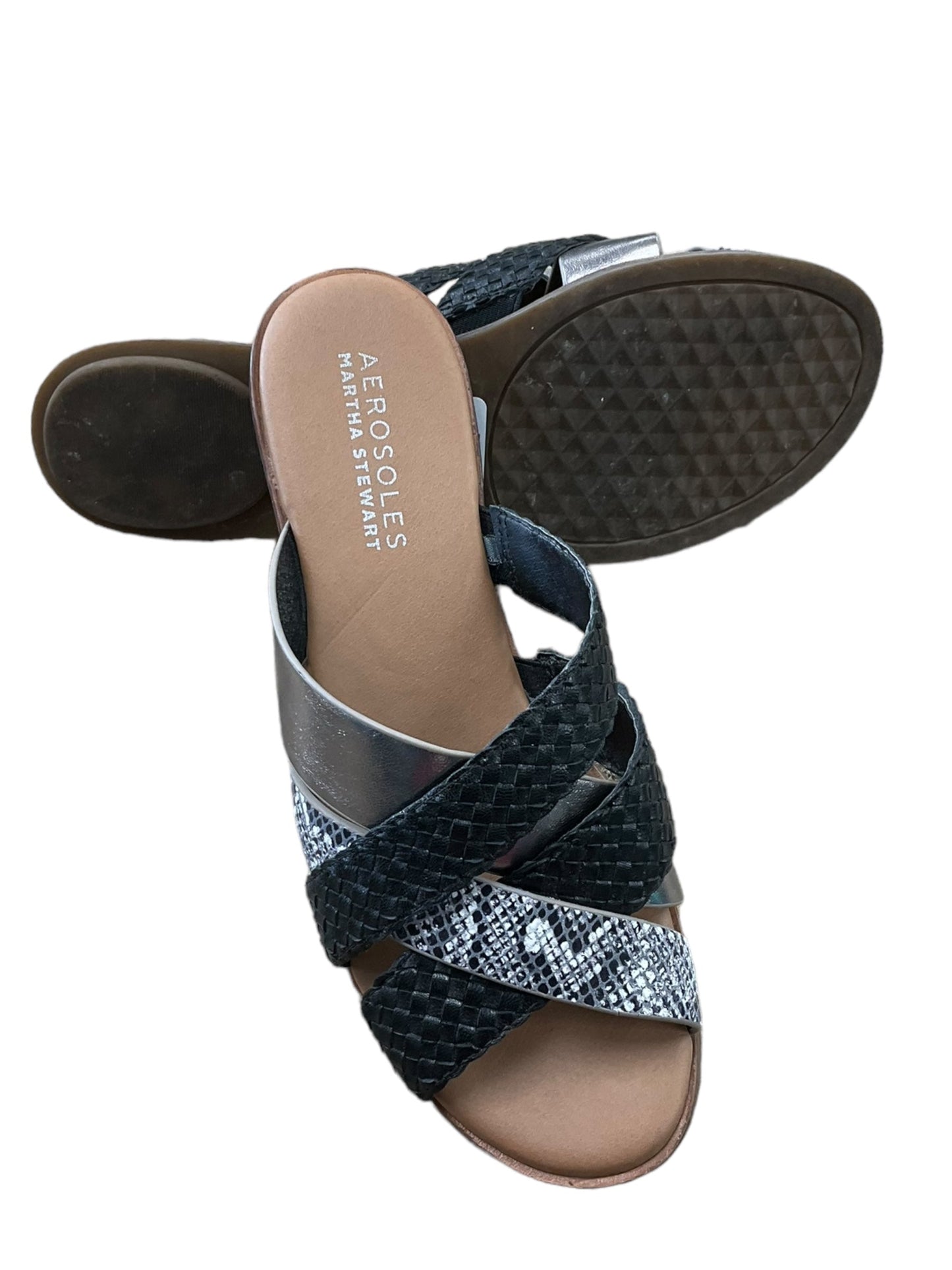 Animal Print Sandals Flats Aerosoles, Size 6.5