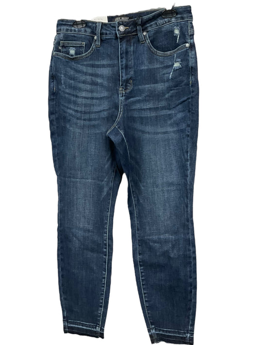 Blue Denim Jeans Skinny Judy Blue, Size 14