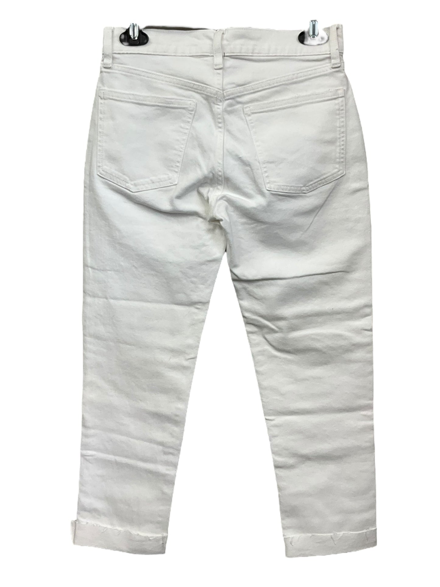 White Denim Jeans Cropped Gap, Size 0