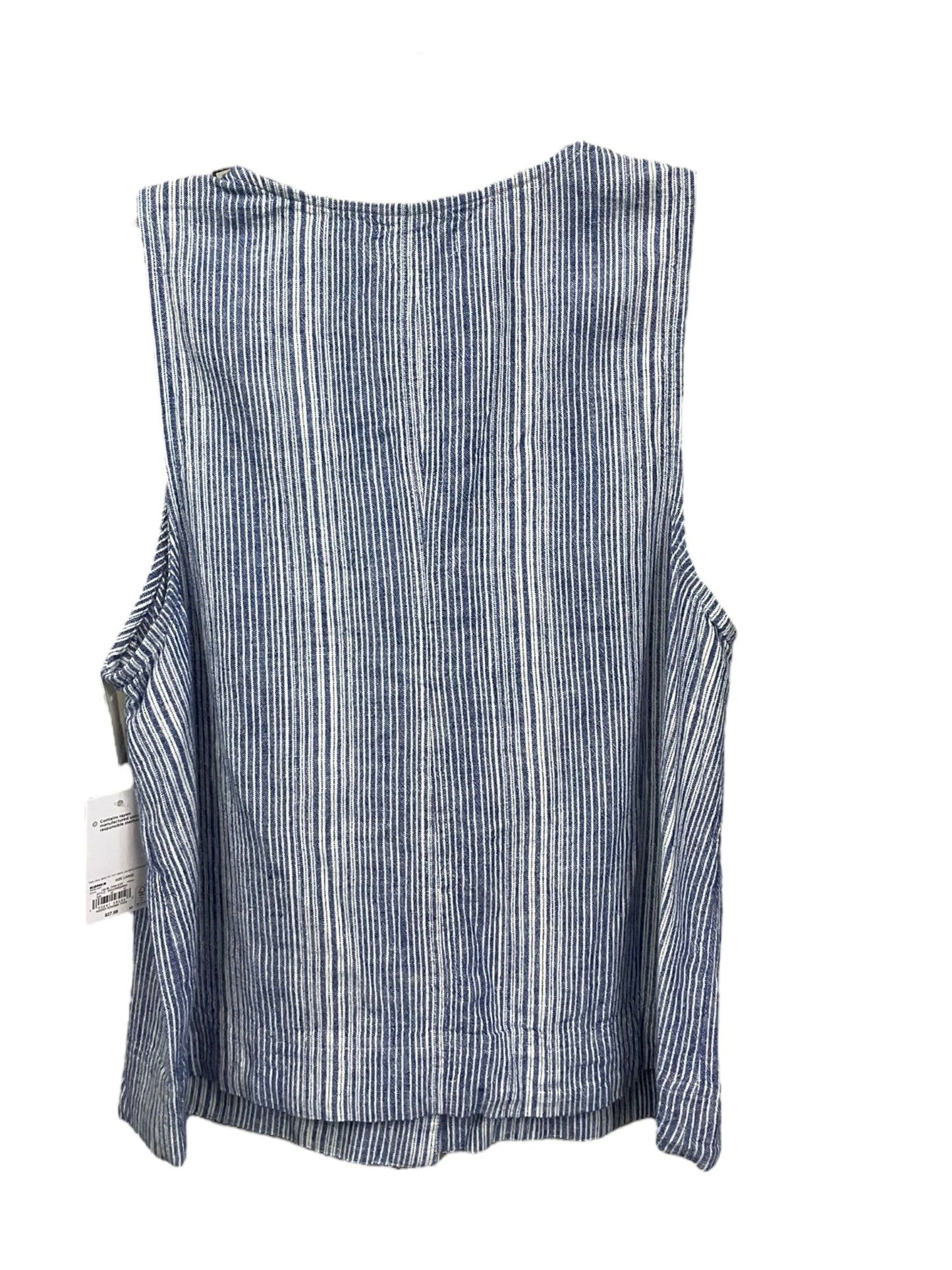 Striped Pattern Top Sleeveless Sonoma, Size L