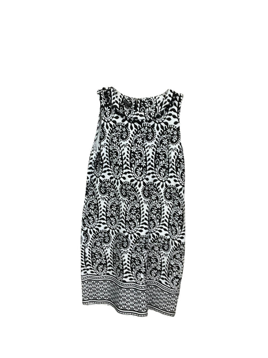 Dress Casual Short By Talbots In Black & White, Size: Petite L