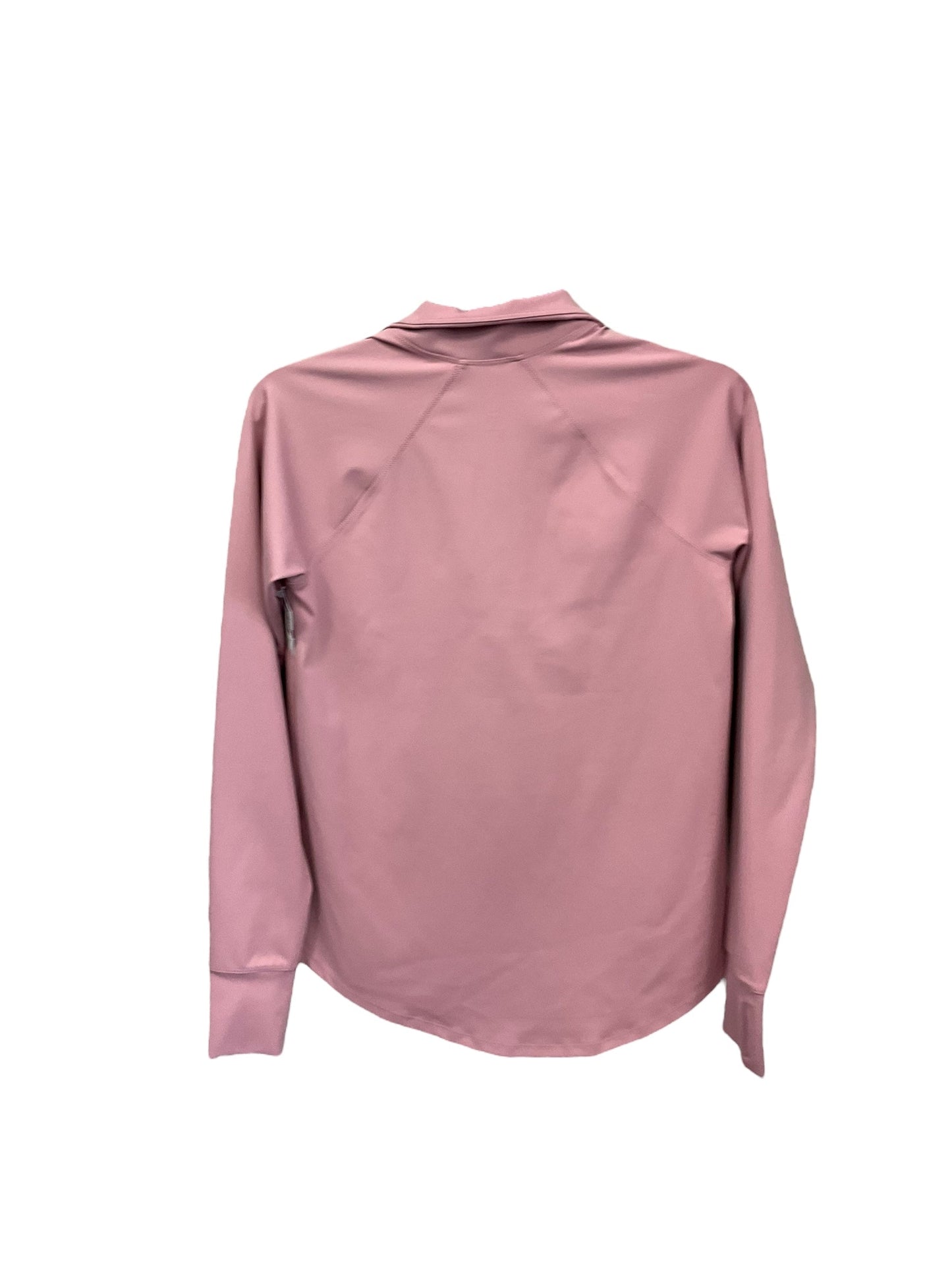 Athletic Top Long Sleeve Collar By Ideology In Pink, Size: Xs